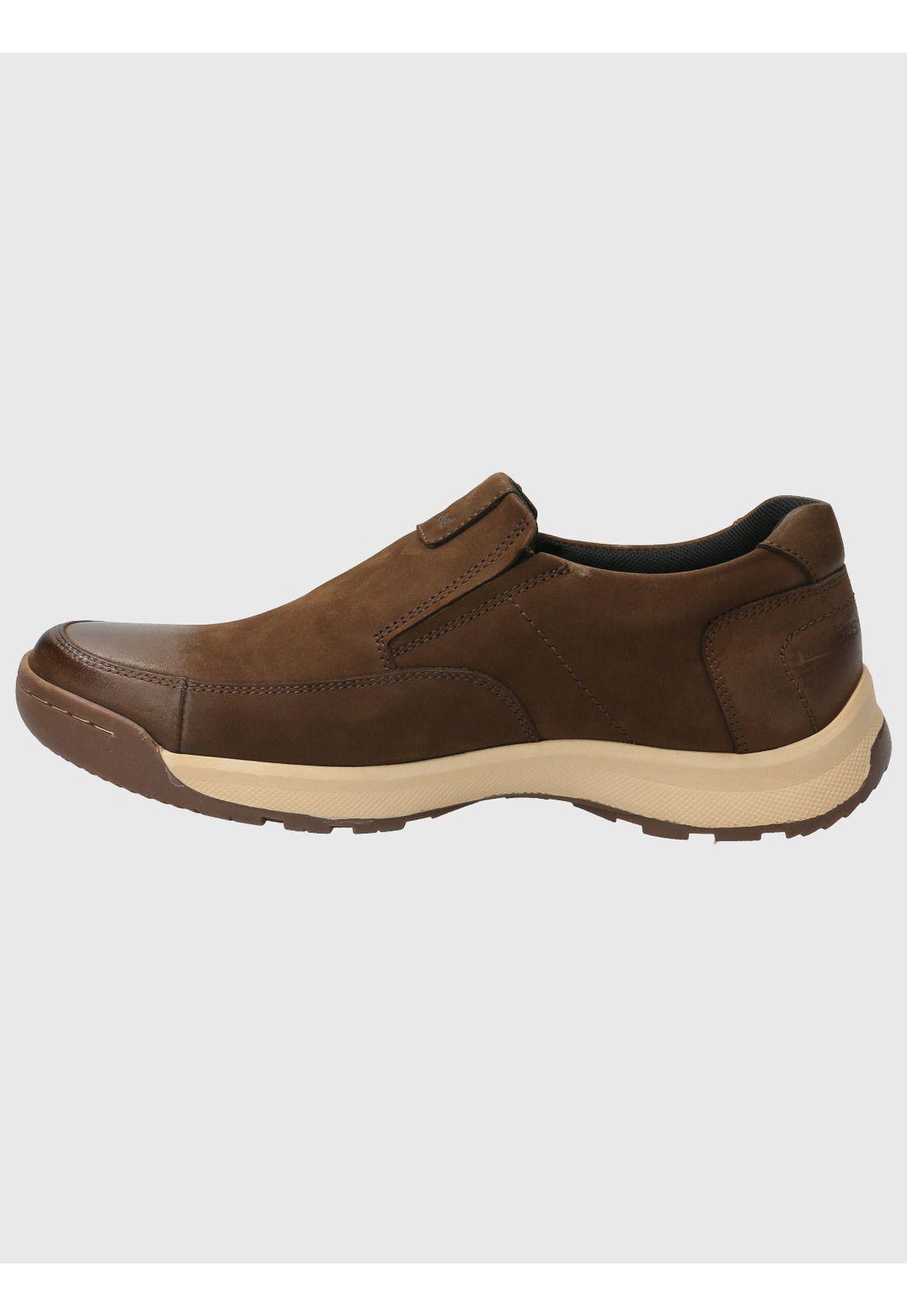Slip On Cuero Hombre Consin Café-5