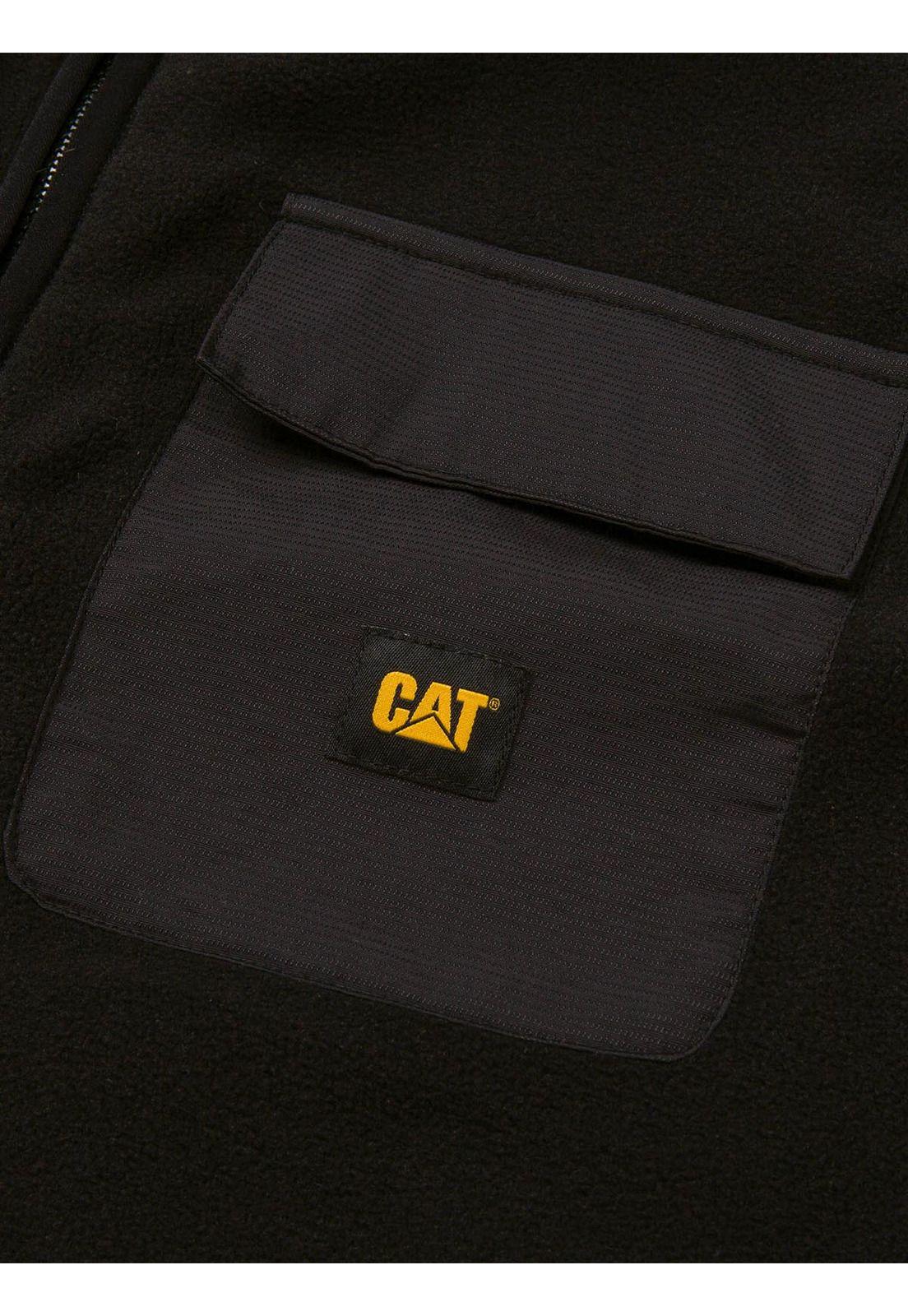 Polar Sin Mangas Fleece Utility Hombre Negro Cat-9