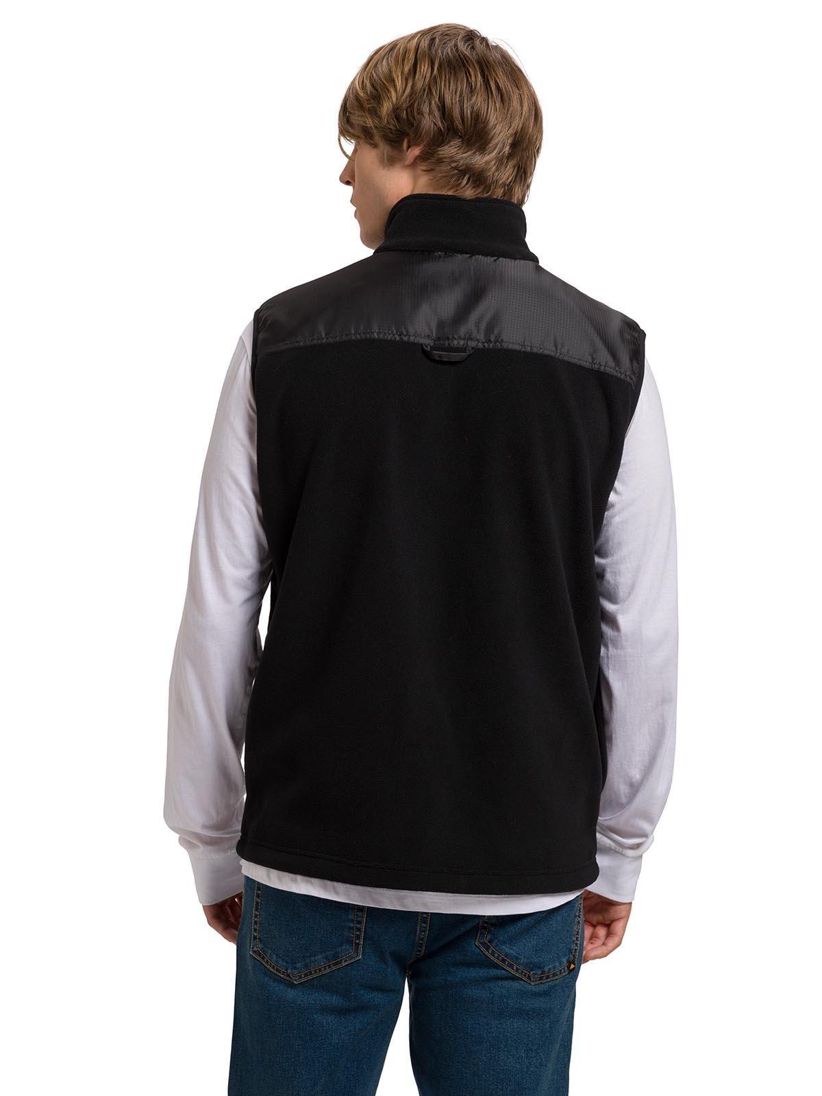 Polar Sin Mangas Fleece Utility Hombre Negro Cat-5