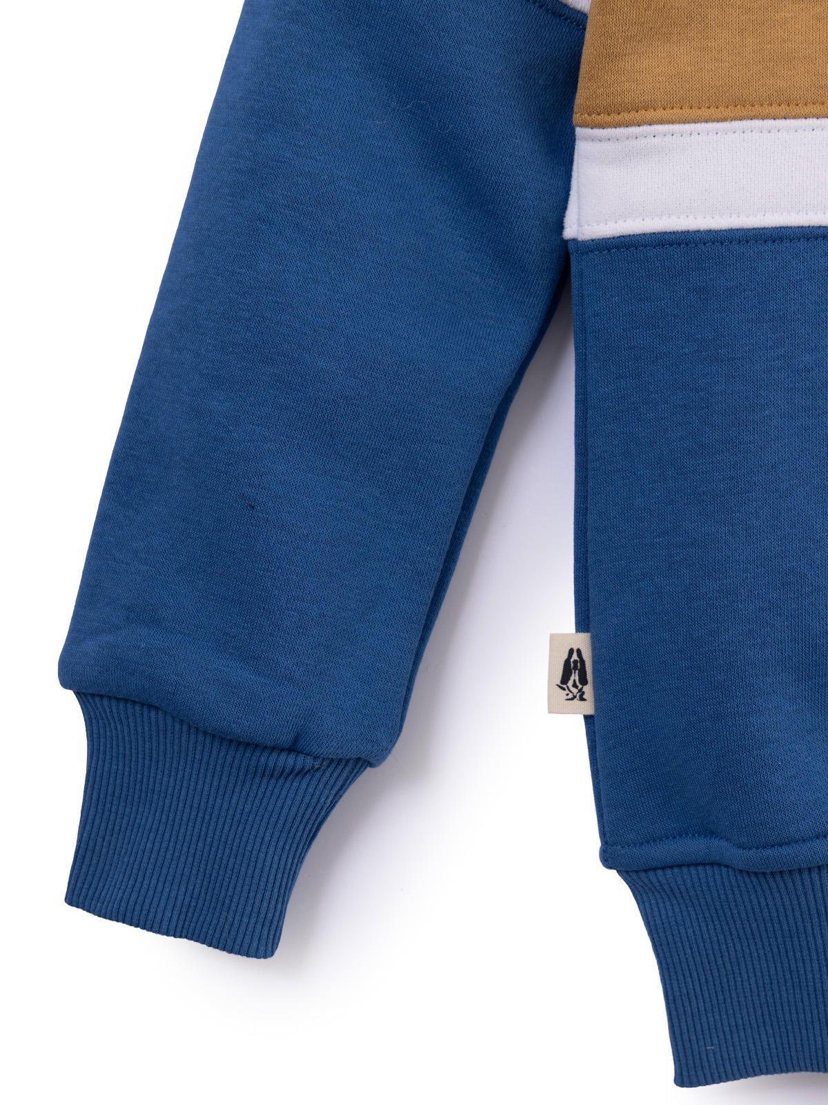 Poleron Niño Andino Azul-4