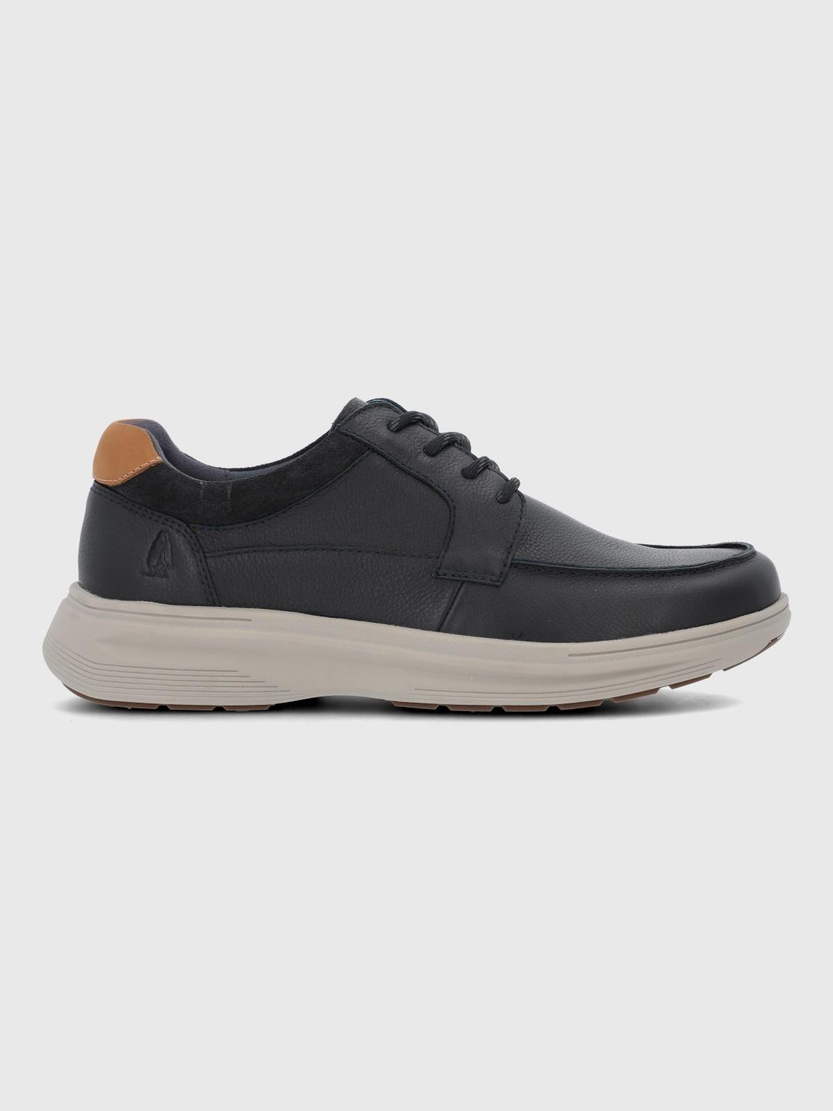 Zapatilla Cuero Hombre Molte Azul-1