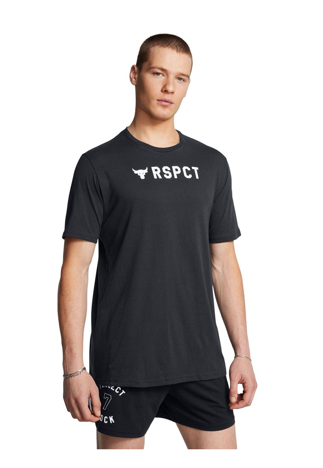 Polera manga corta Pjct Rock hombre Negro-3