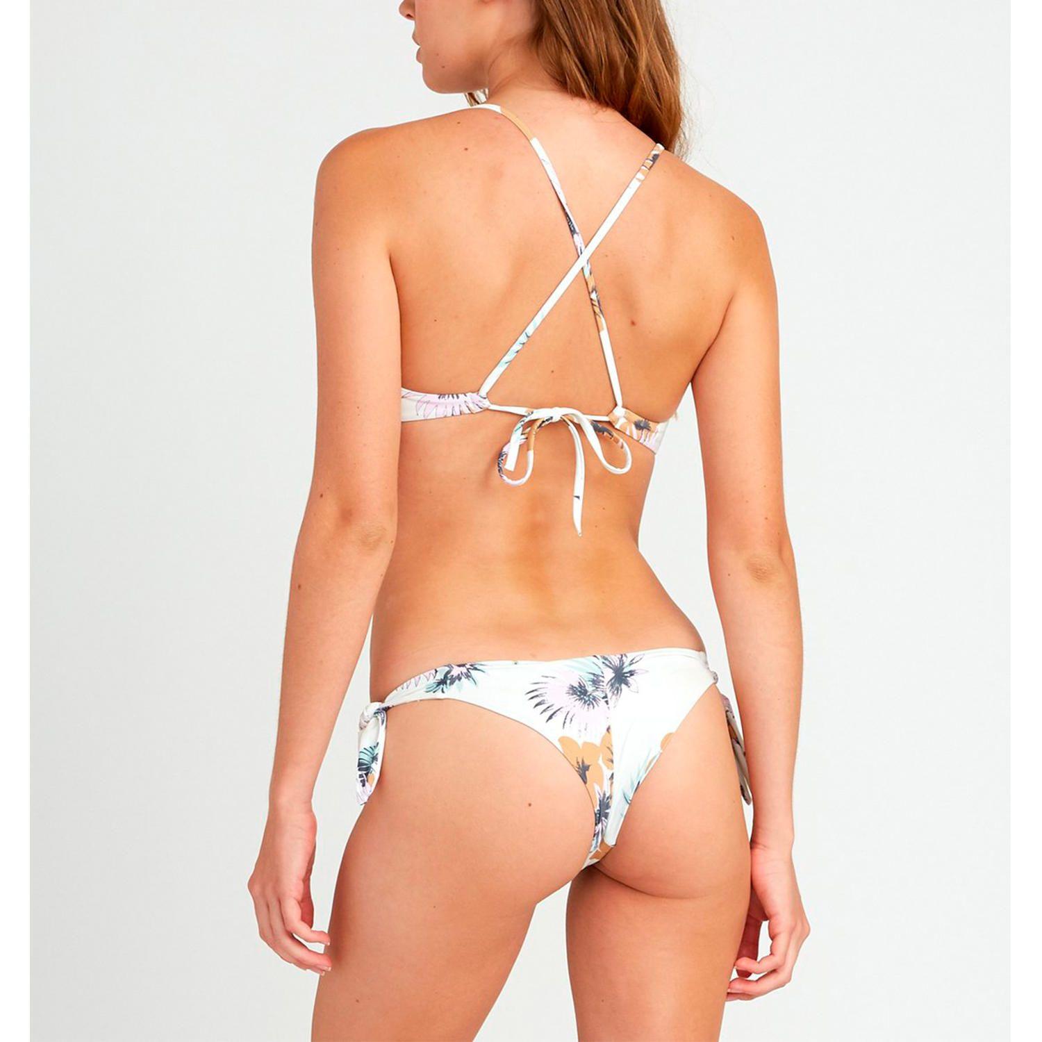 Bikini Sosten Femenino Romeo Floral Crossba Crema-2