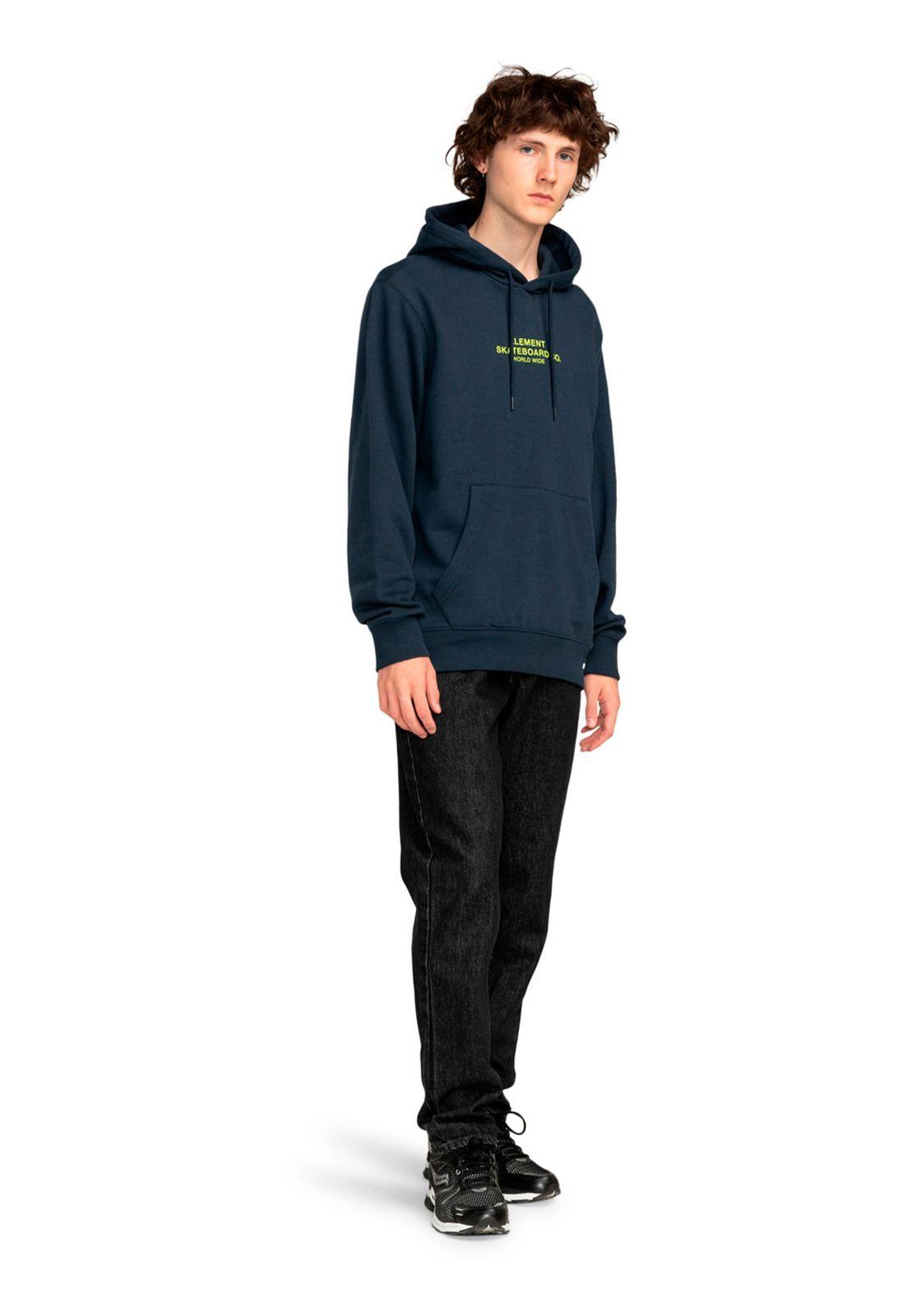 Polerón Hombre Skateboard Co Azul Marino-5