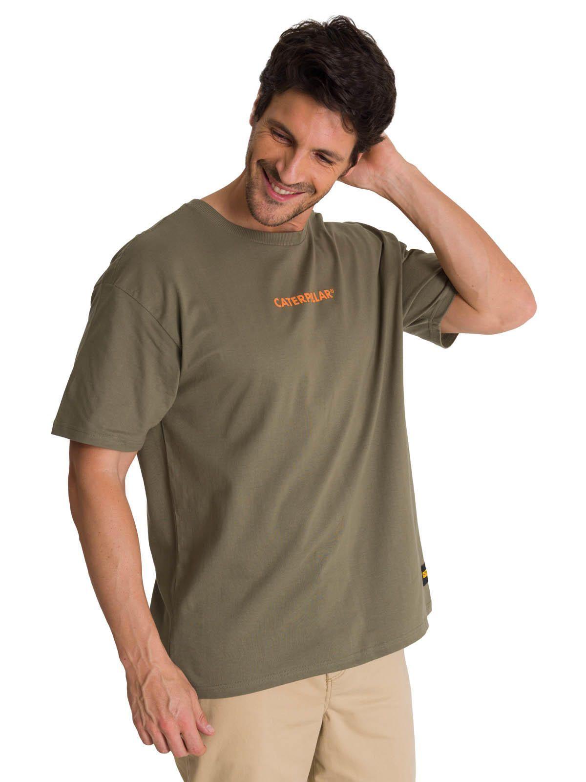Polera Manga Corta Hombre Premiun Quality Oliva-1