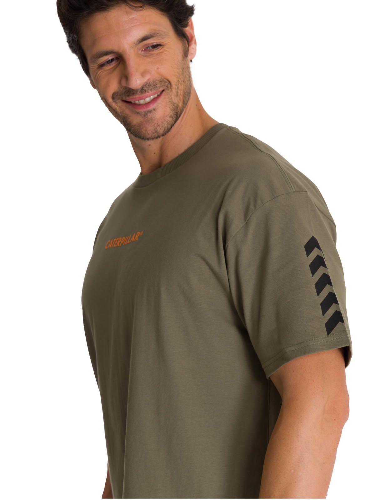 Polera Manga Corta Hombre Premiun Quality Oliva-5