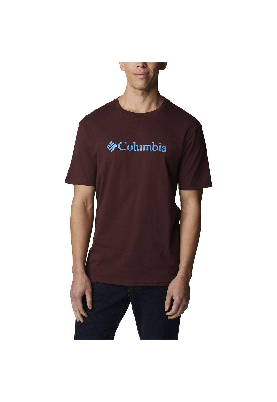 Polera M/C Hombre Csc Basic Logo Morado-0
