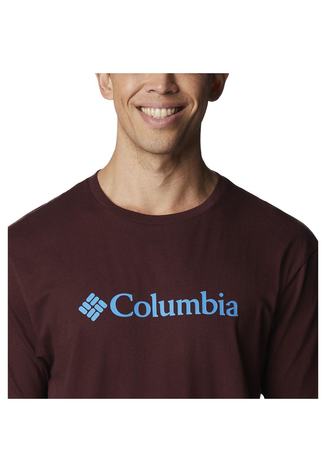 Polera M/C Hombre Csc Basic Logo Morado-1
