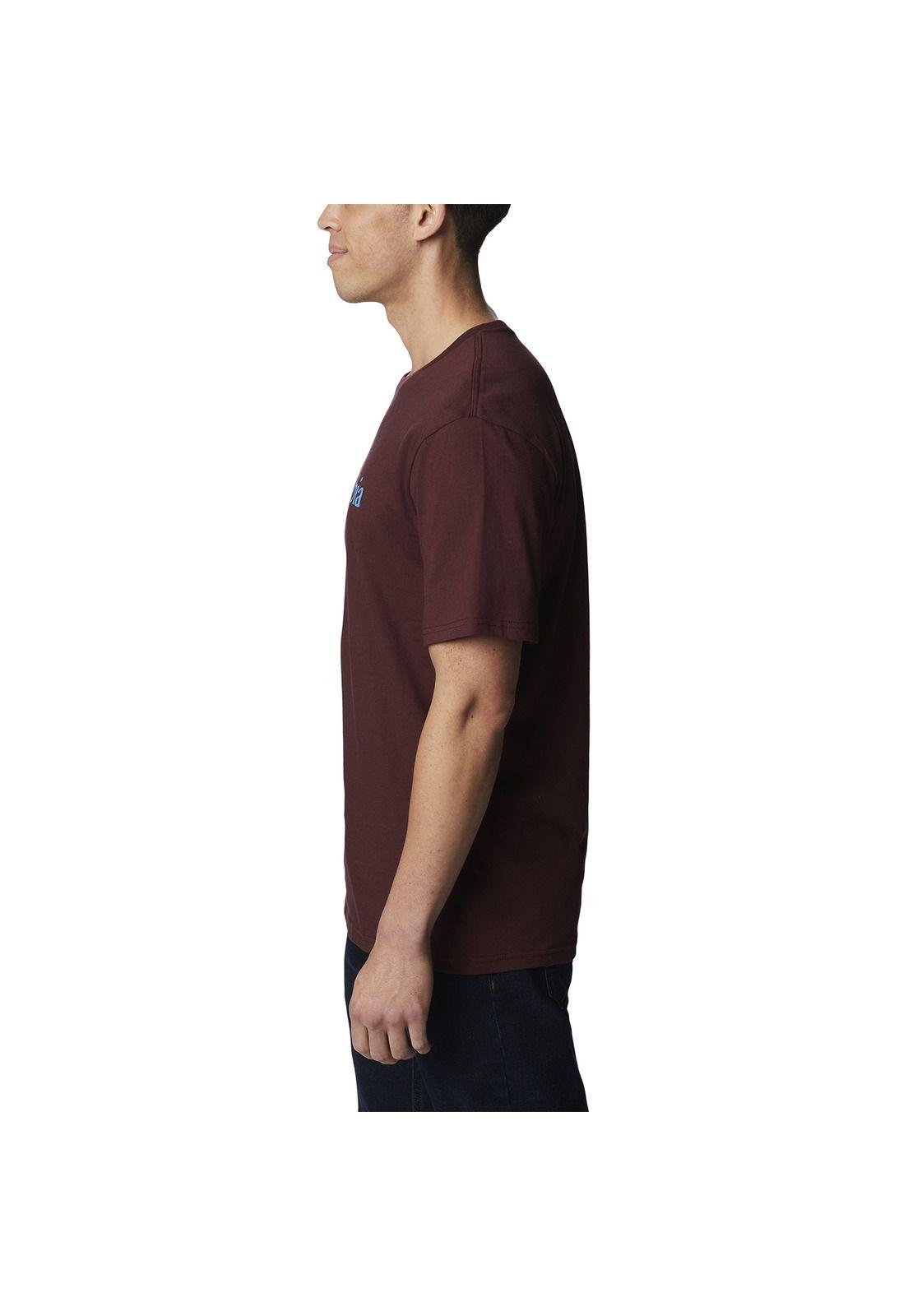Polera M/C Hombre Csc Basic Logo Morado-3