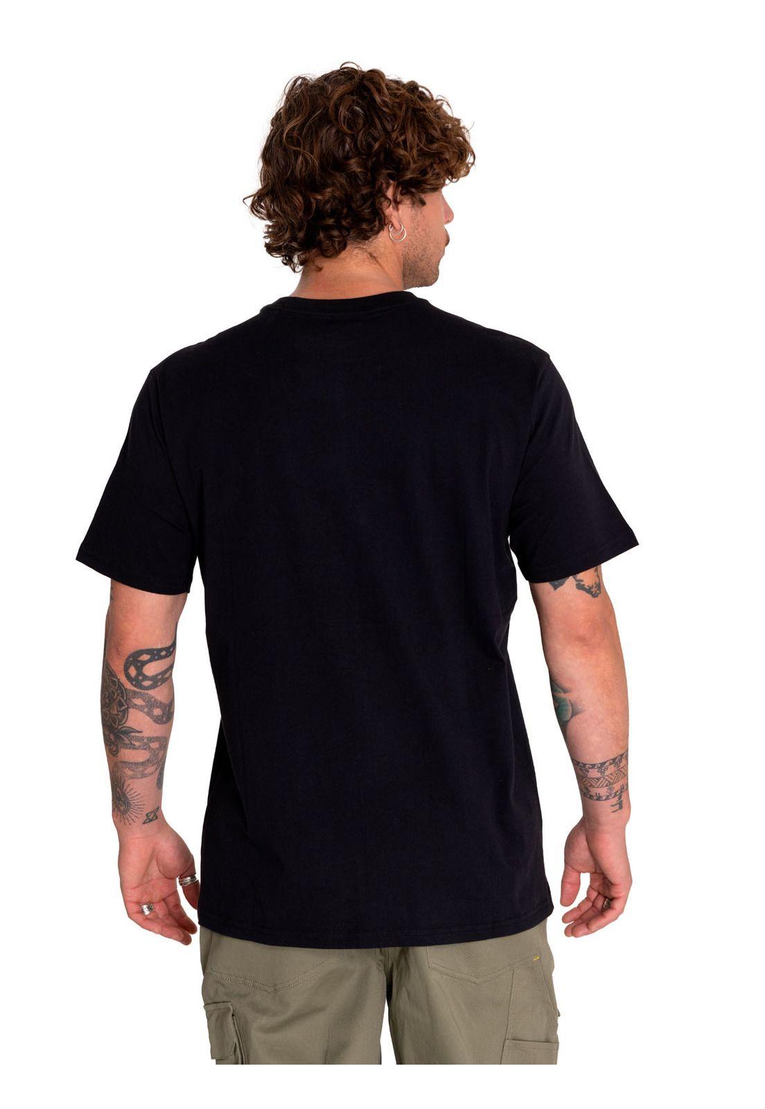 Polera Manga Corta Hombre Photo Graphic Negro-1