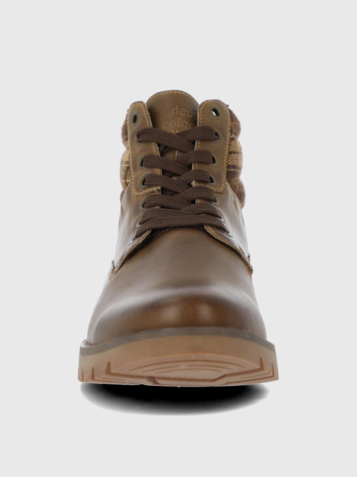 Botin Cuero Rosco Café Hombre-3