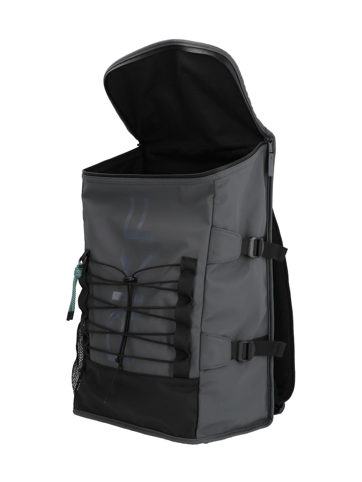 Mochila Poliéster Unisex Wr Caine Backpa Gris-4
