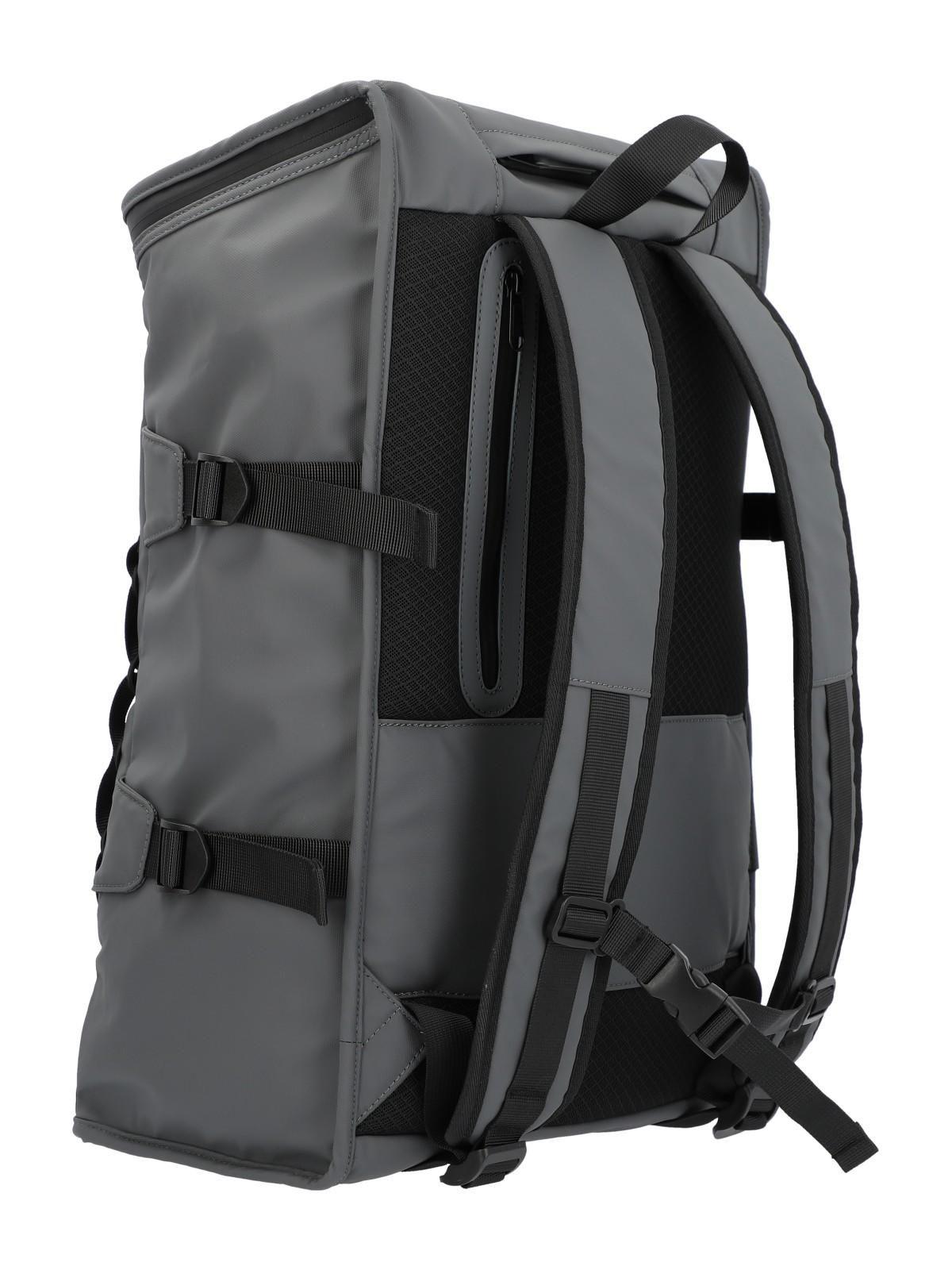 Mochila Poliéster Unisex Wr Caine Backpa Gris-2