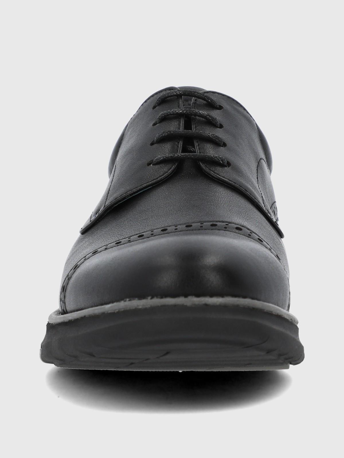 Zapato Cuero Hombre Sequio Negro-3