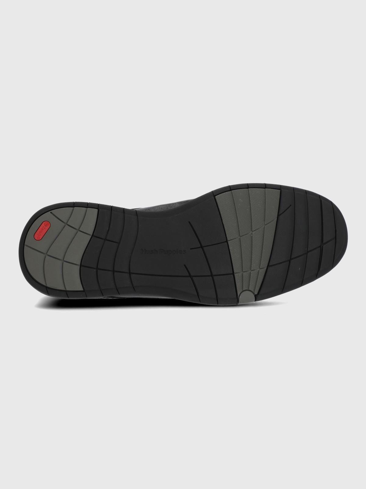 Zapato Cuero Hombre Sequio Negro-7