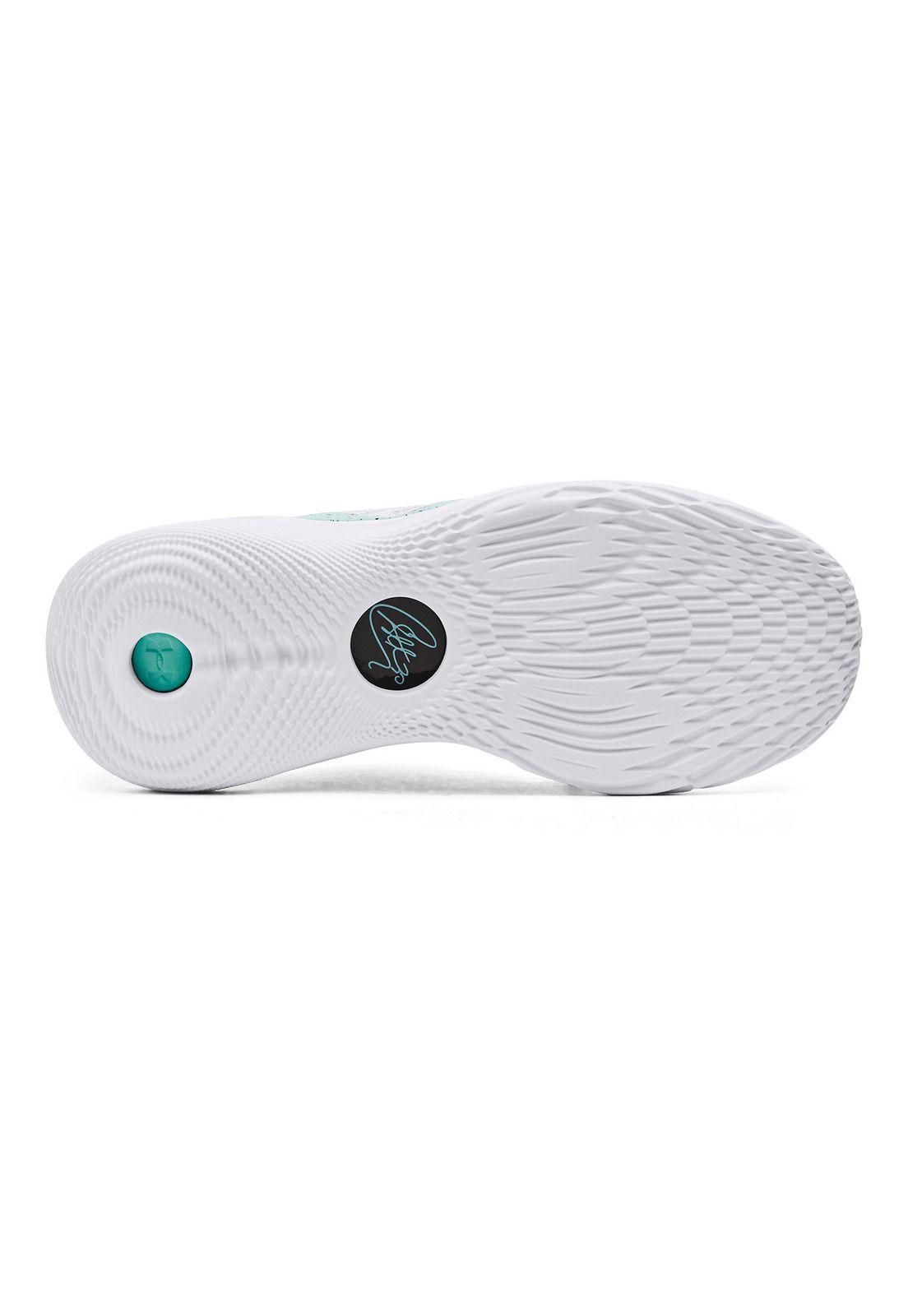 Zapatilla Under Armour Curry 11 Unisex Blanco-3
