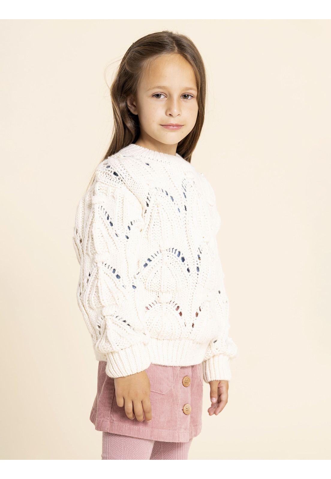 Chaleco Lucia Niña Blanco-1