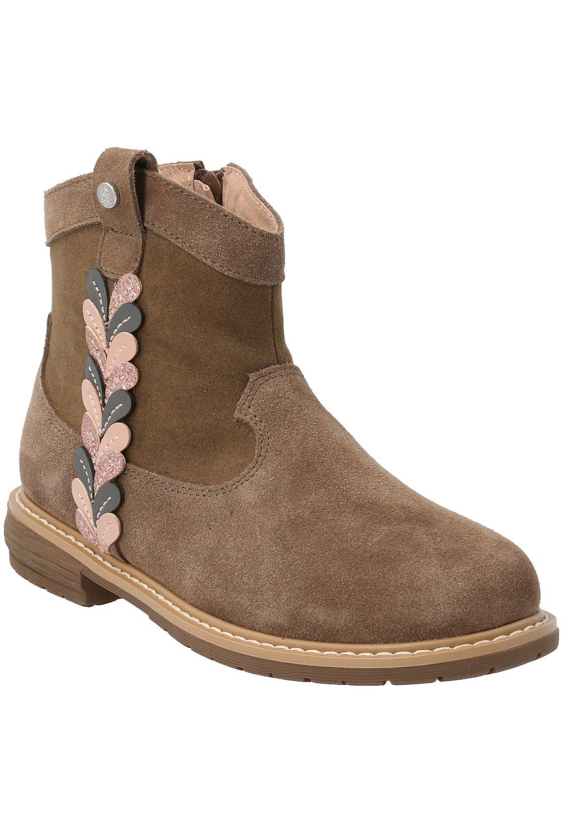 Bota Niña Blossom Marrón-0