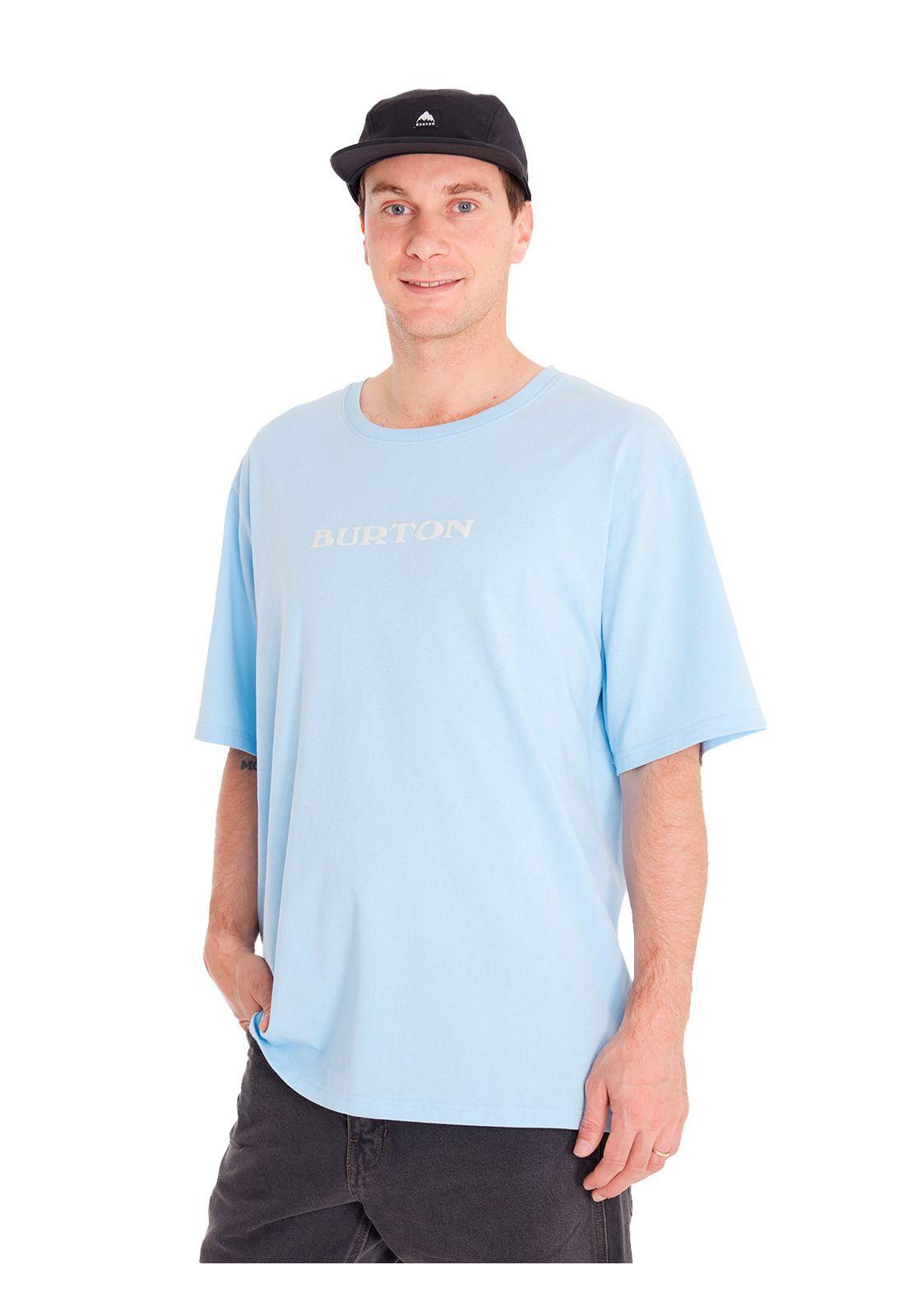 Polera manga corta Hombre Shirt Short Sl Celeste-1