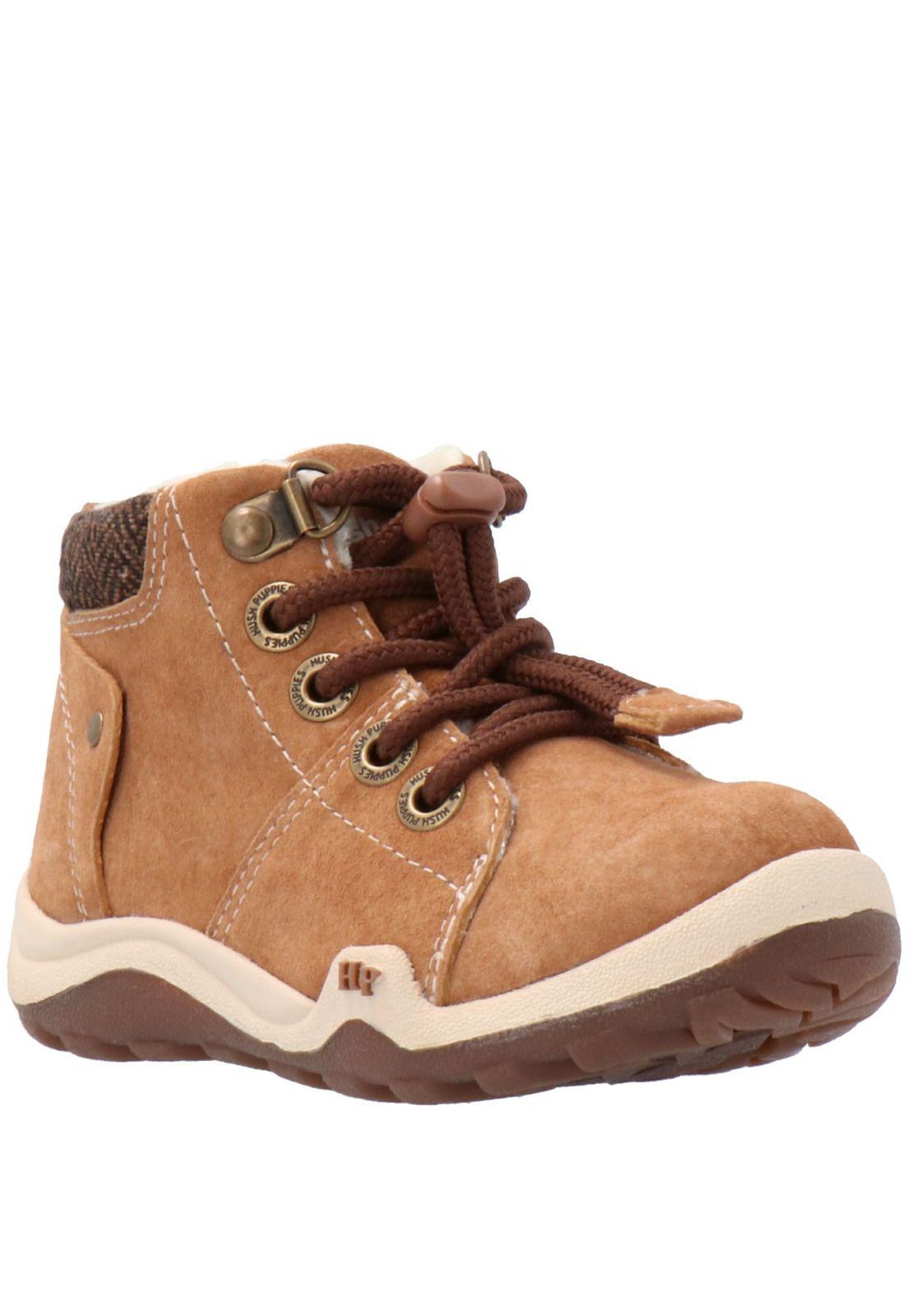 Zapatilla Cuero Niño Zander Ii Café-0