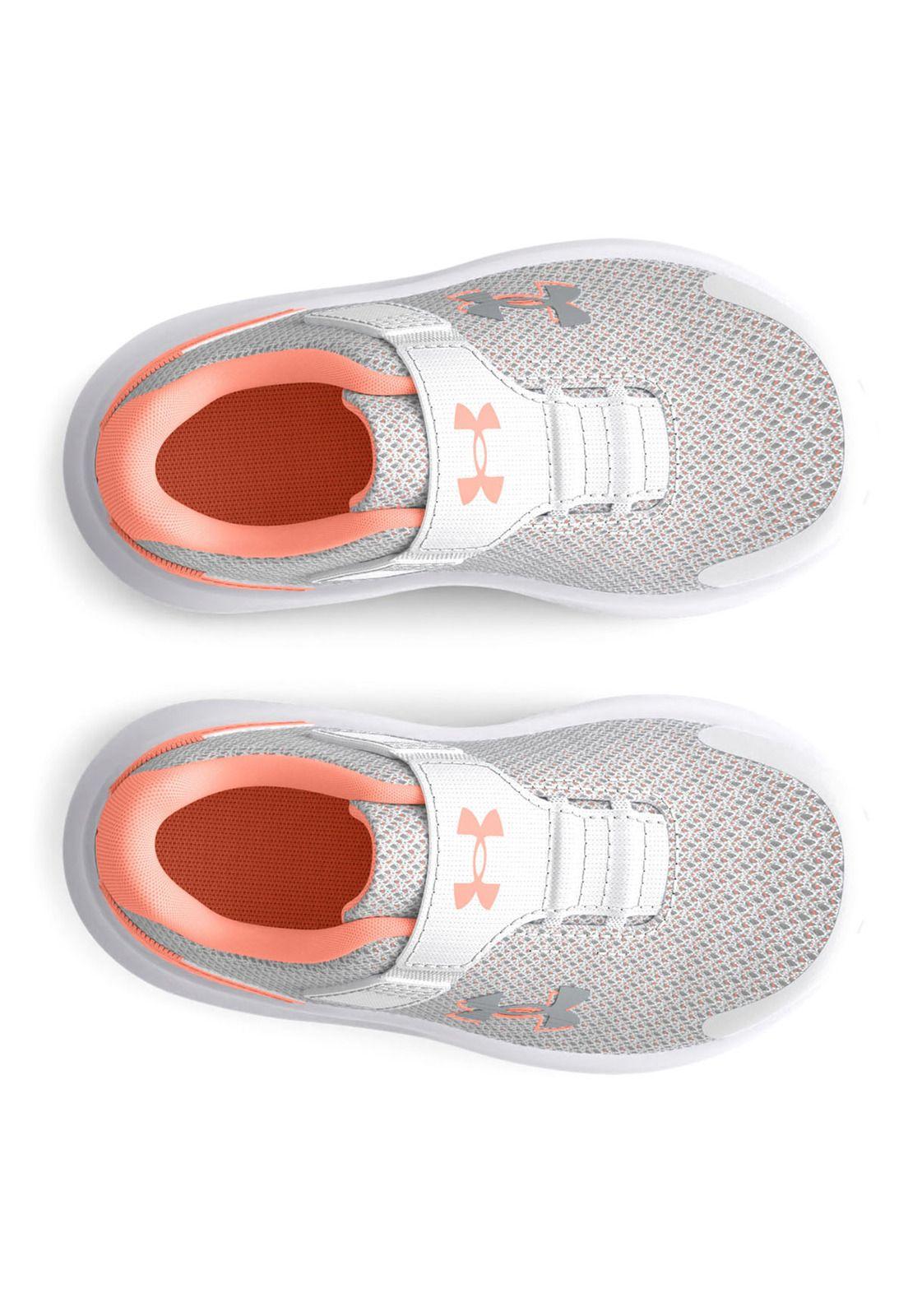 Zapatillas UA Surge 4 AC para niña Gris-4