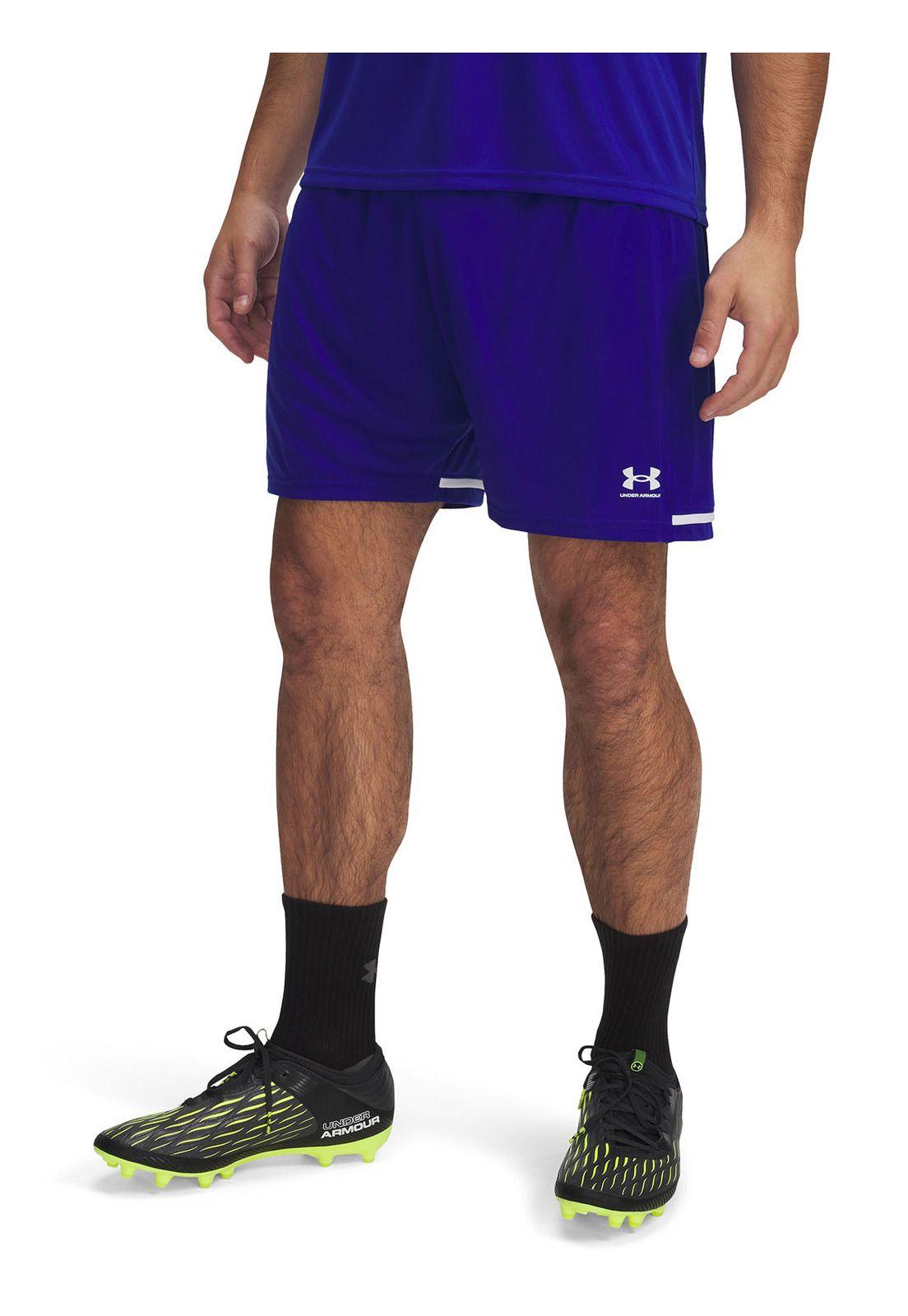 Short Ua Challenger Azul Para Hombre-0