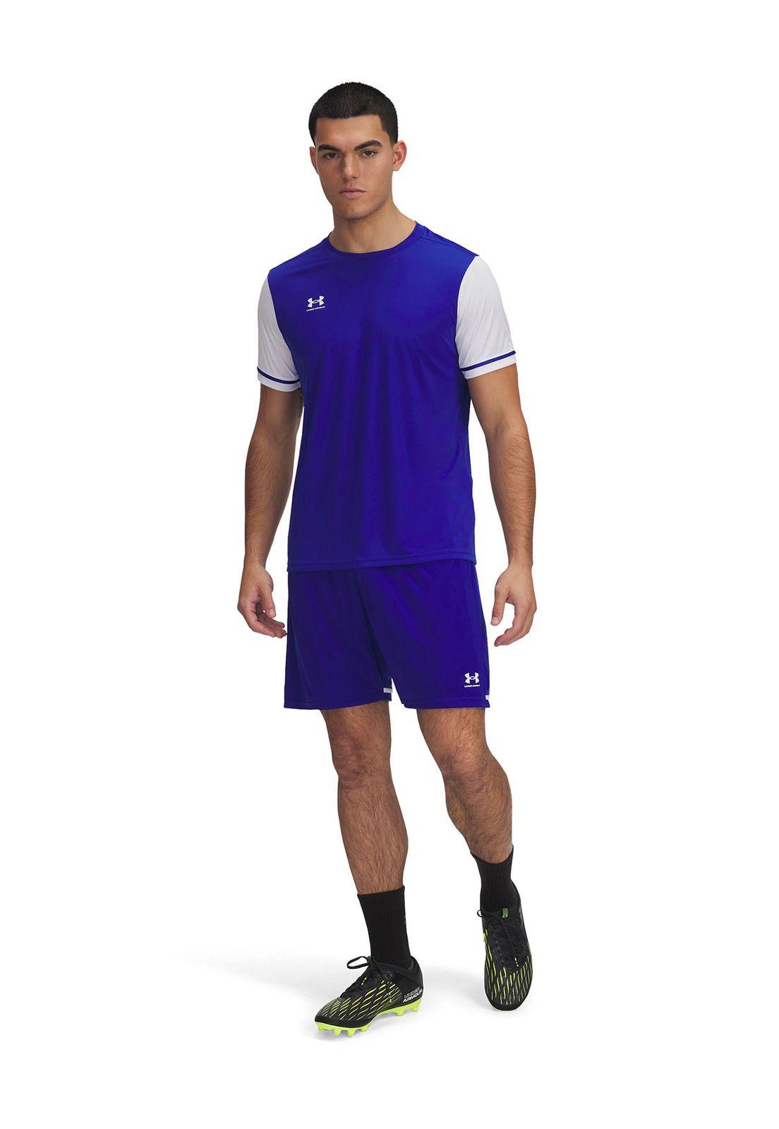 Short Ua Challenger Azul Para Hombre-3