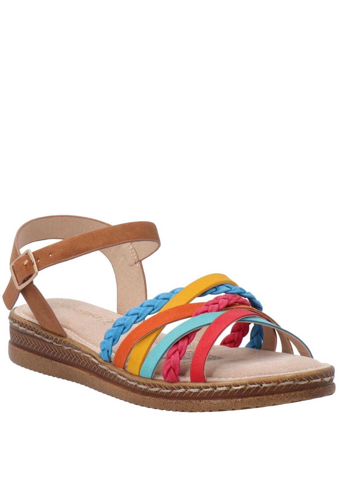 Sandalia Mujer Zanzara Multicolor-0