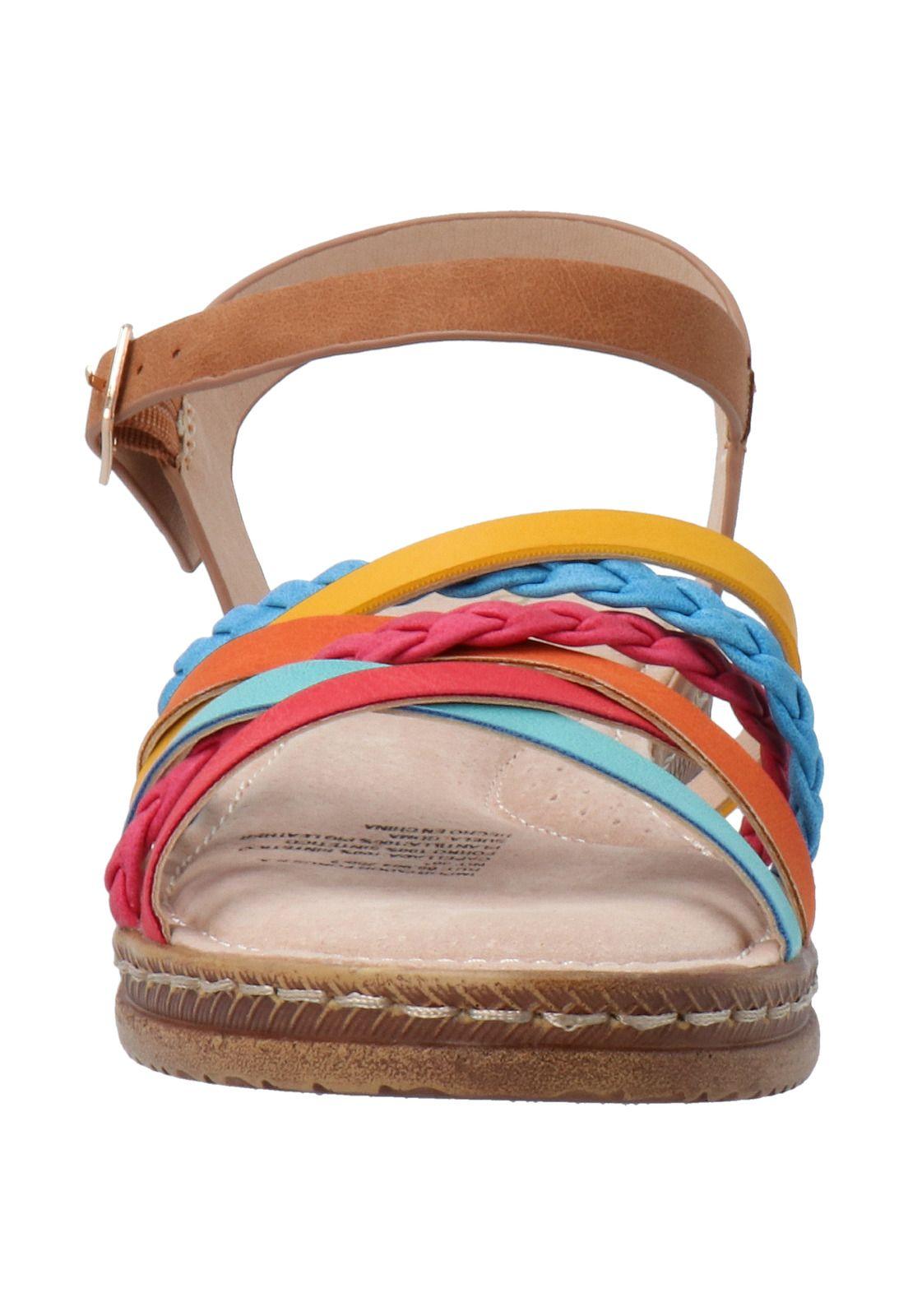 Sandalia Mujer Zanzara Multicolor-2