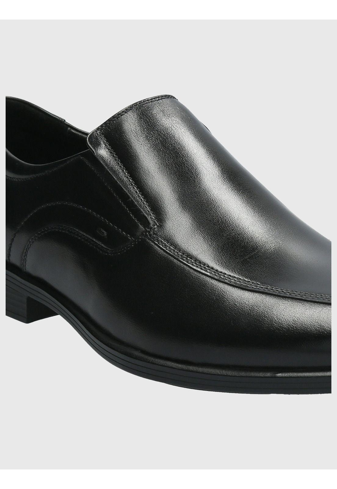 Slip On Cuero Hombre Strand Negro-7