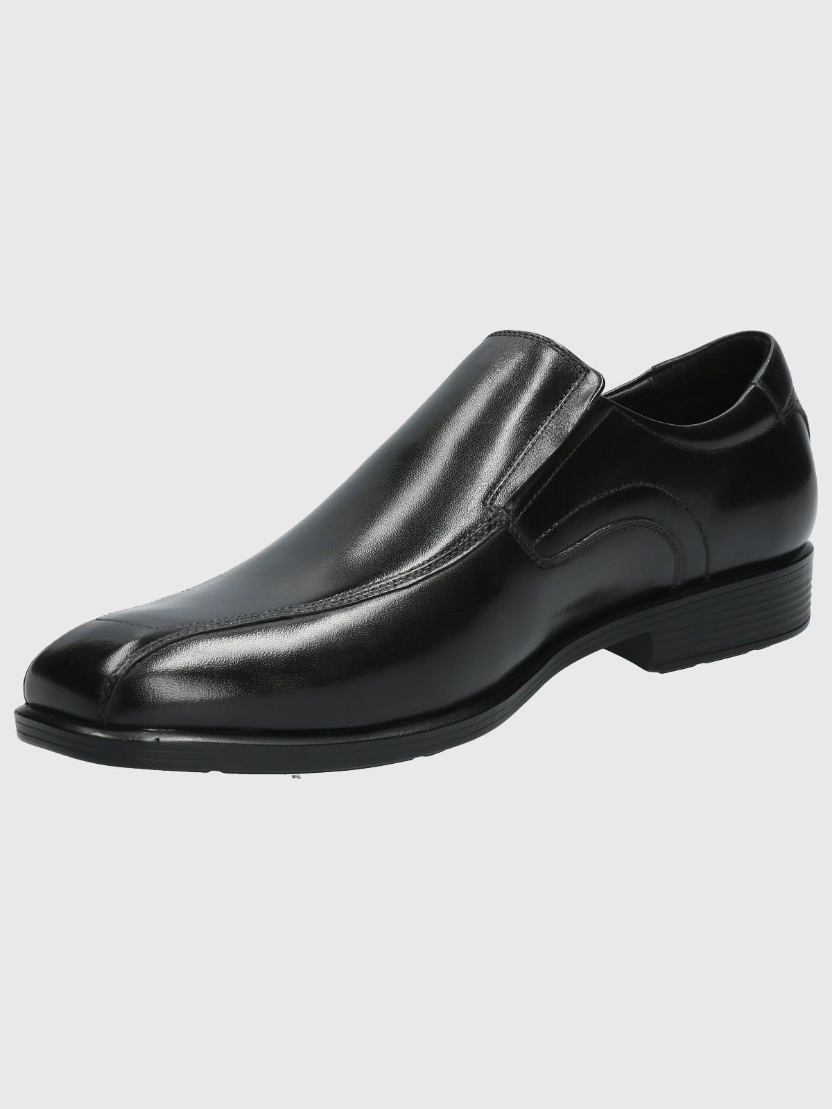 Slip On Cuero Hombre Strand Negro-4