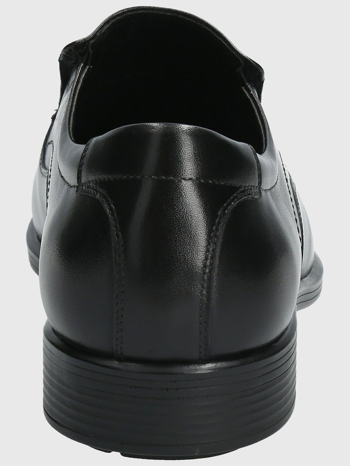 Slip On Cuero Hombre Strand Negro-6