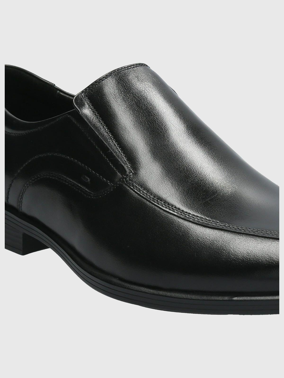 Slip On Cuero Hombre Strand Negro-7