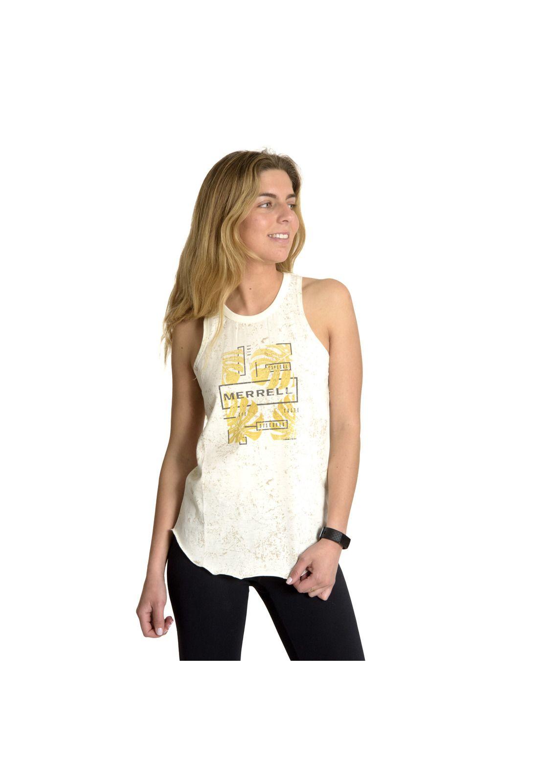 Polera Mujer W Maya Ss Shirt Crema-0