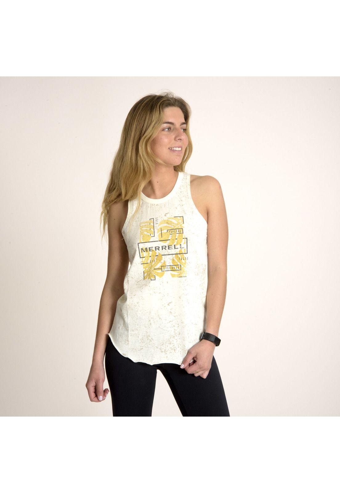 Polera Mujer W Maya Ss Shirt Crema-1