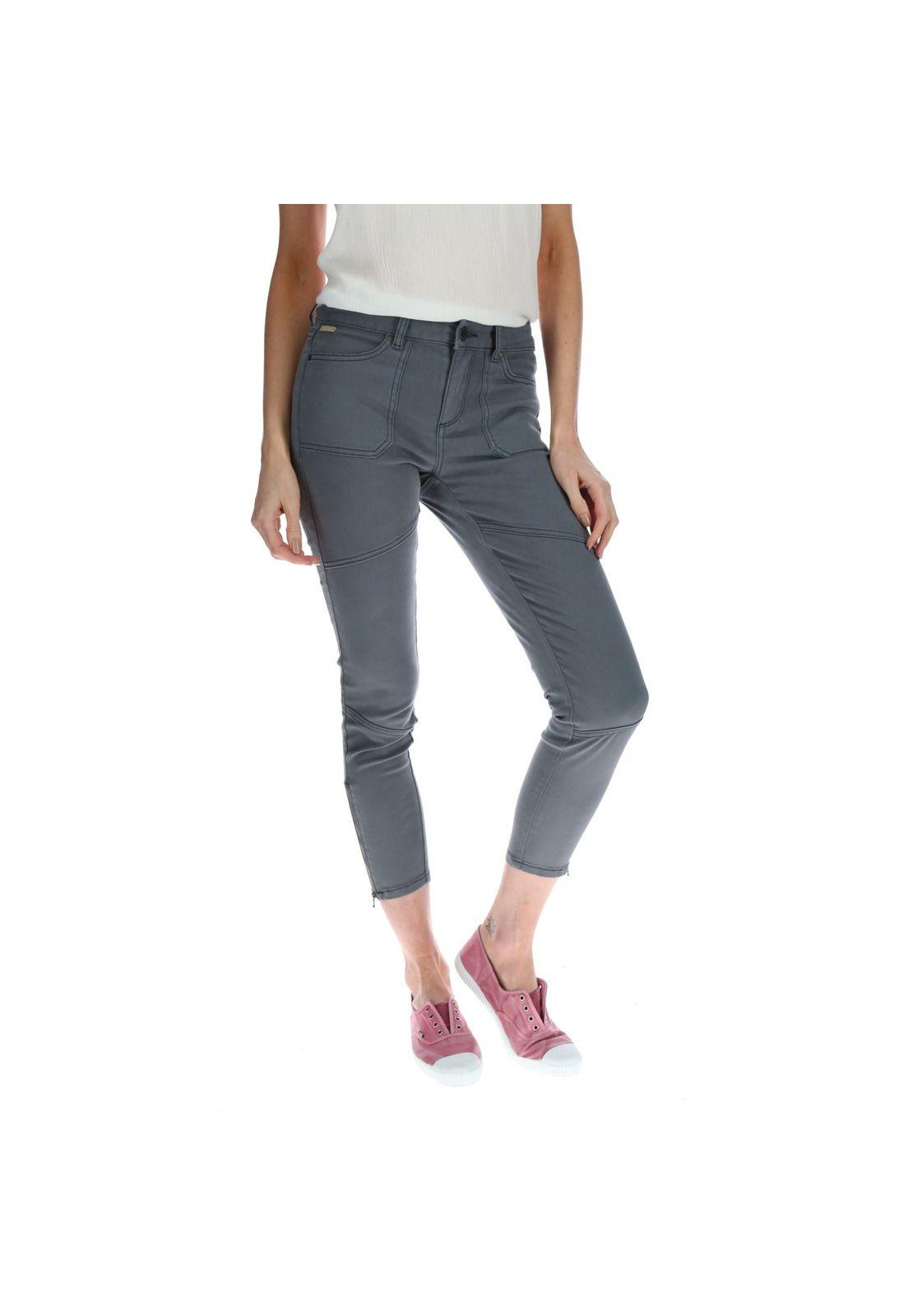 Pantalón Pitillo Mujer Tessa Grafito-0