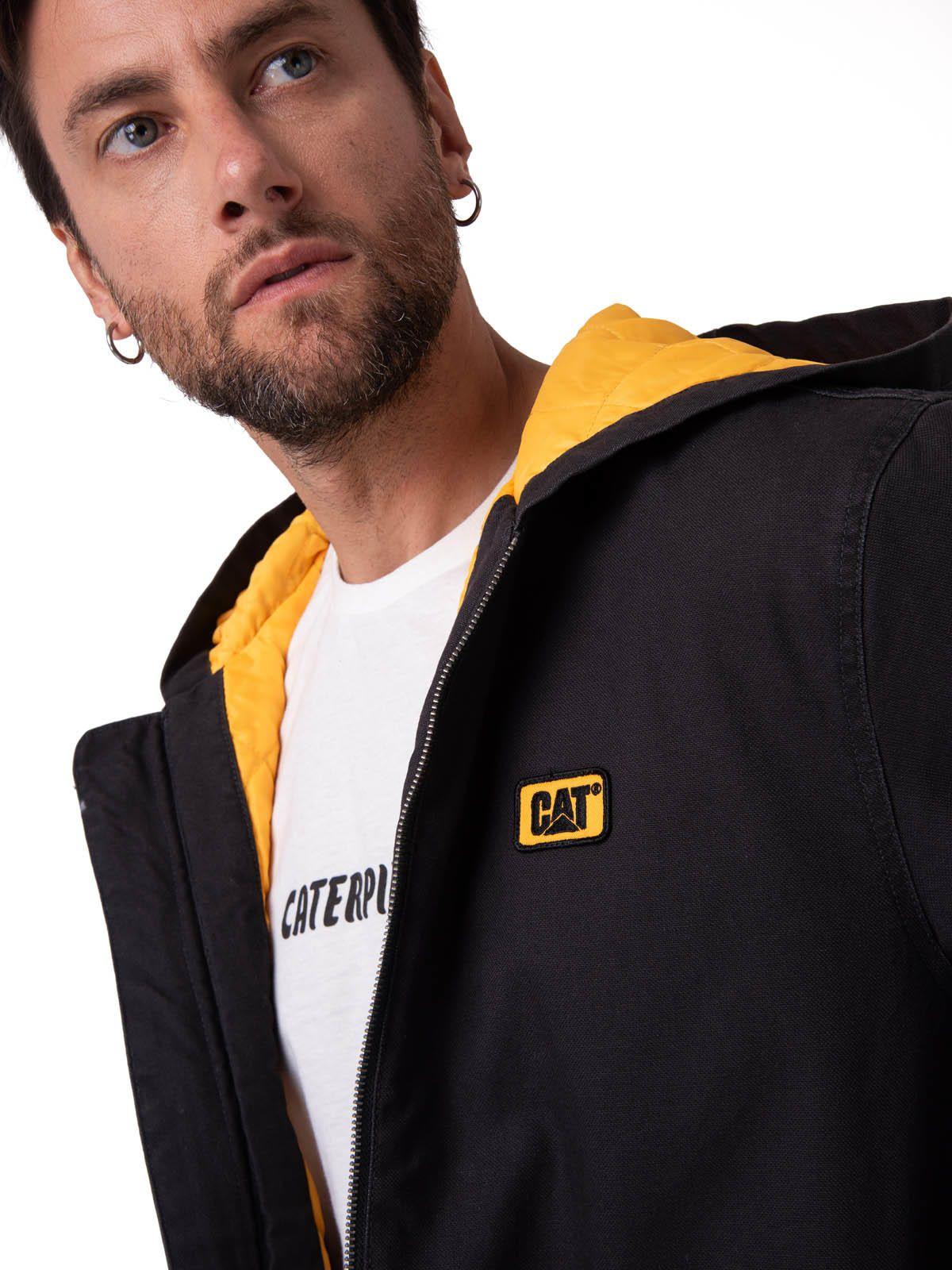 Chaqueta Hombre Canvas Negro-3
