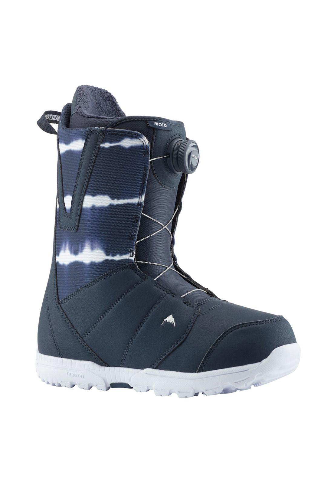 Bota De Snowboard Hombre Moto Boa Midnite Blu Azul Burton-0