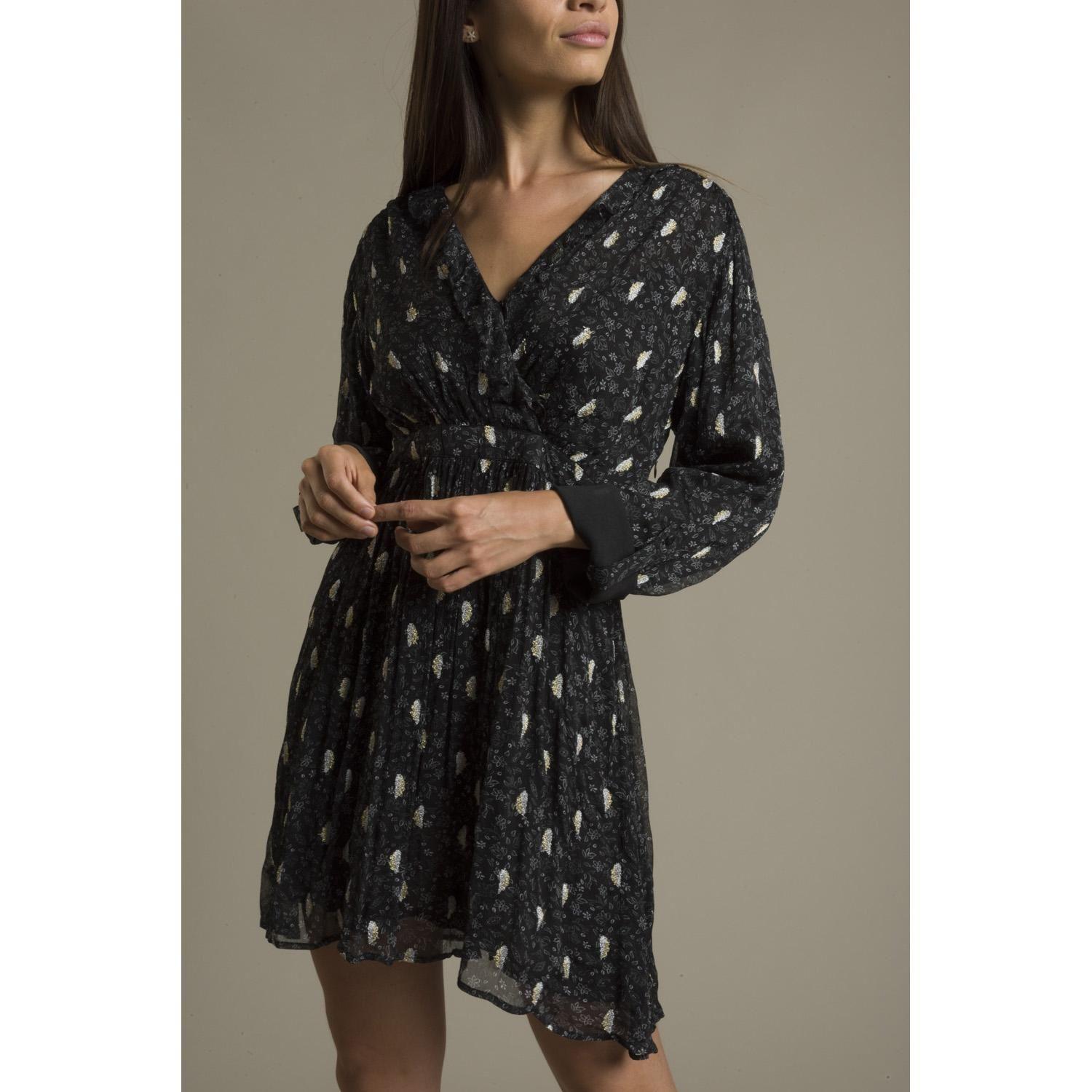 Vestido Feather Gris Rockford-1