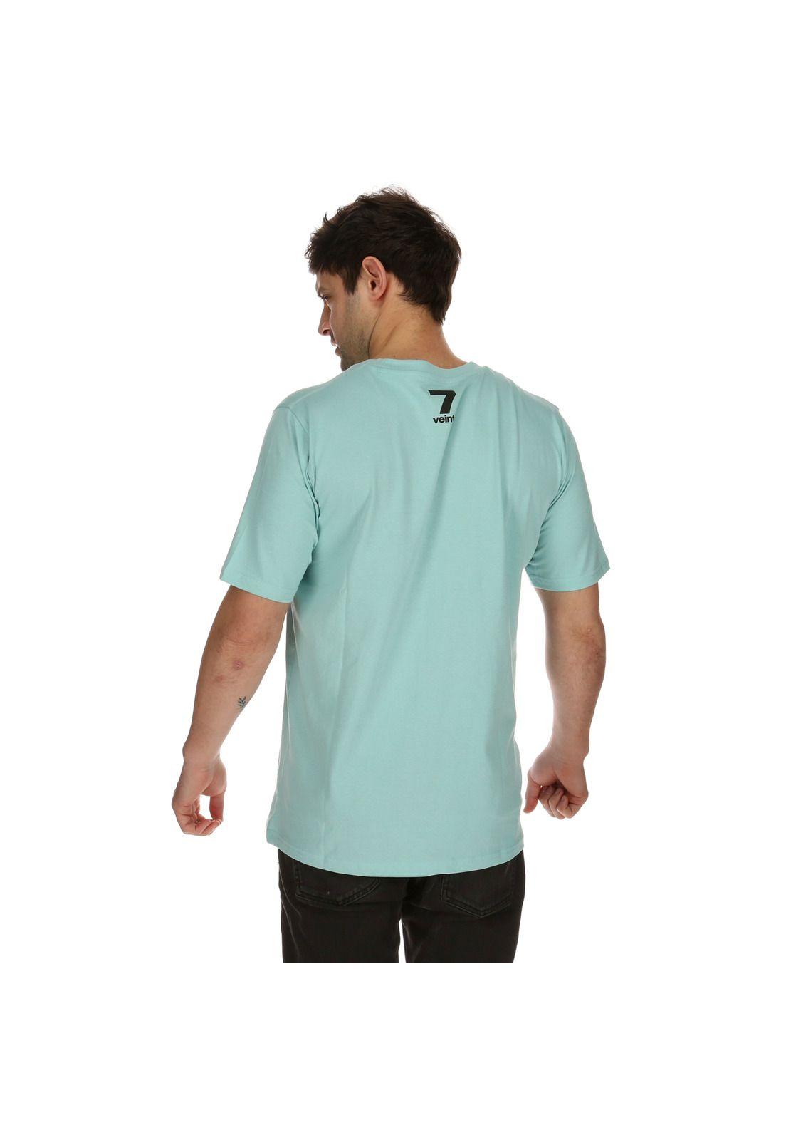 Polera M/C Hombre No Signal Ss Celeste 7Veinte-2