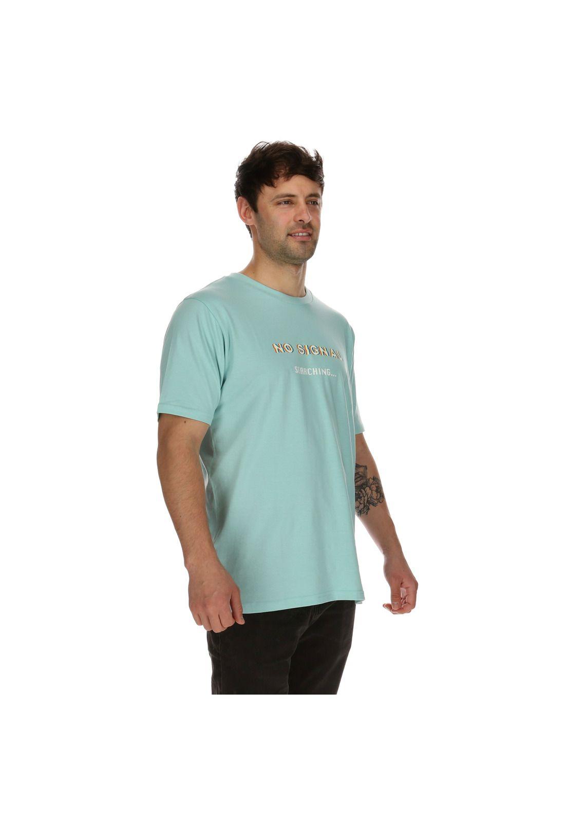 Polera M/C Hombre No Signal Ss Celeste 7Veinte-3