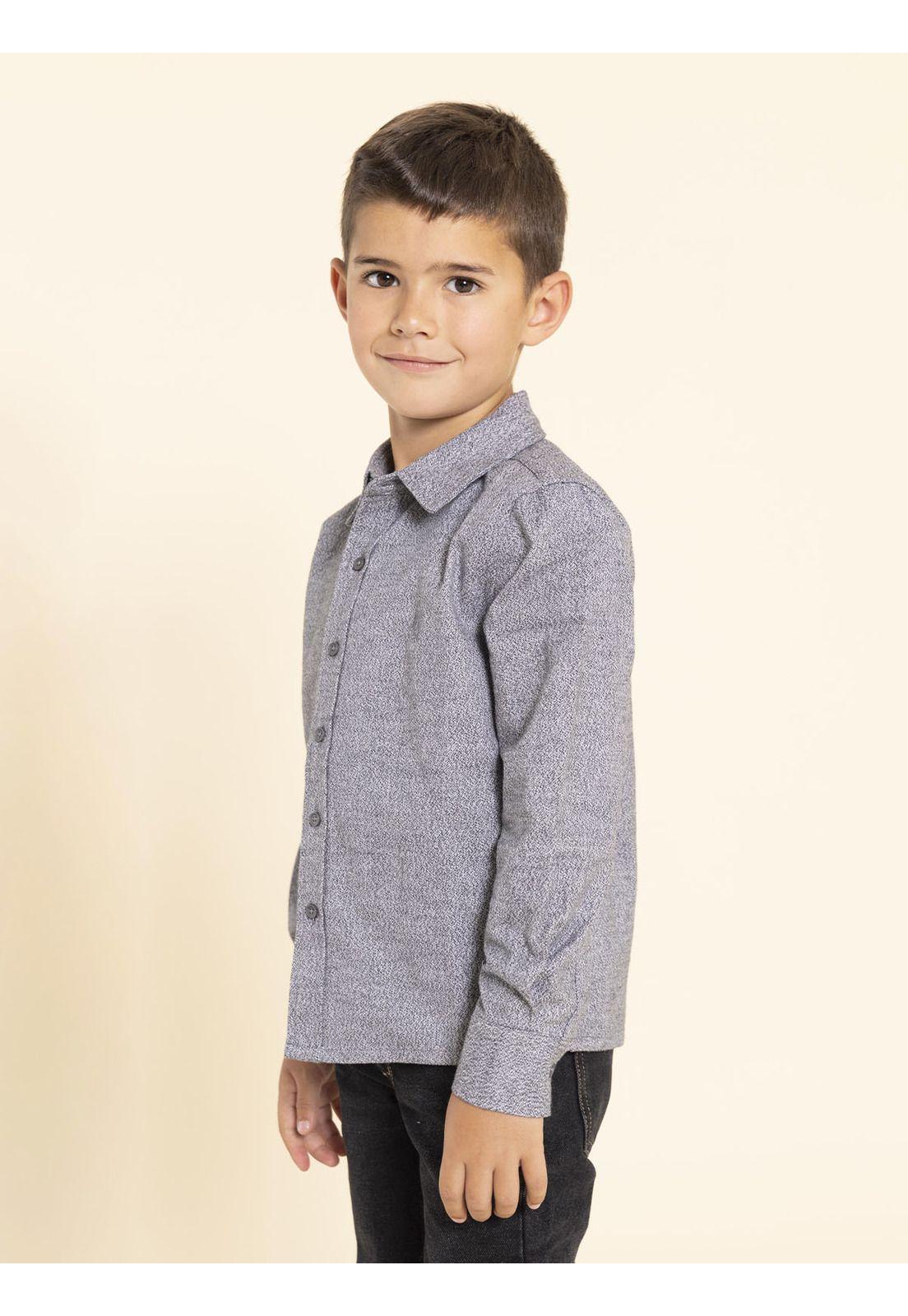 Camisa Manga Larga Tim Niño Gris-1