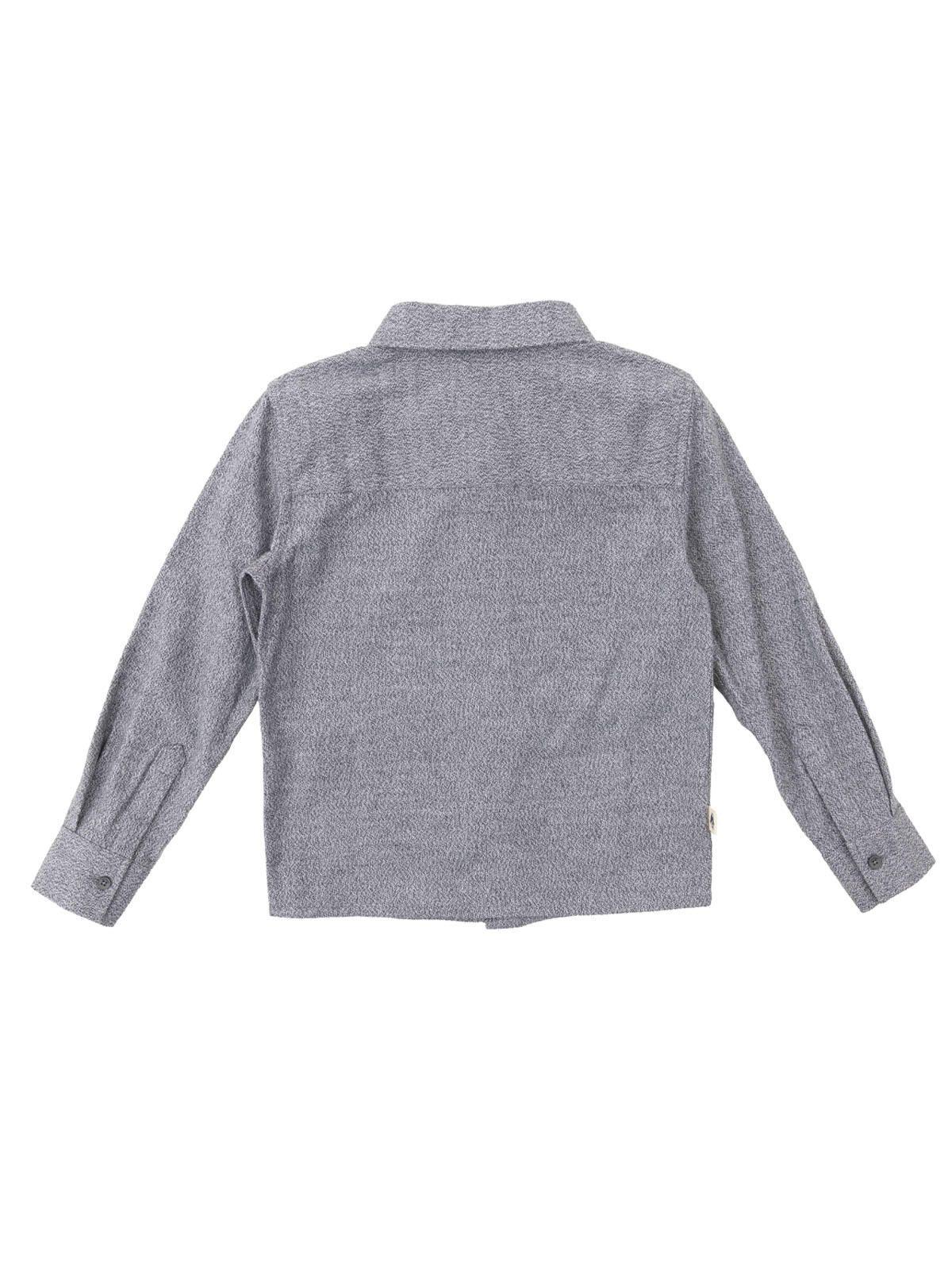 Camisa Manga Larga Tim Niño Gris-5
