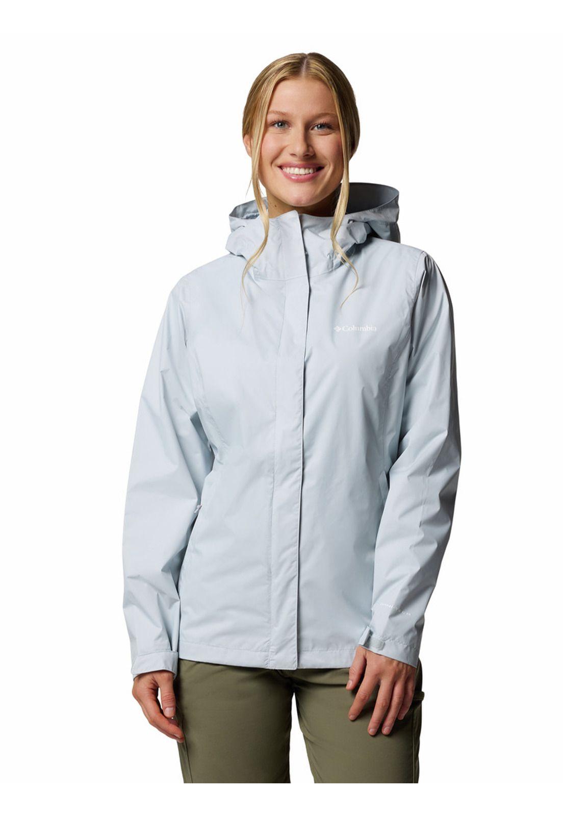 Cortaviento impermeable Mujer Arcadia II Gris-0