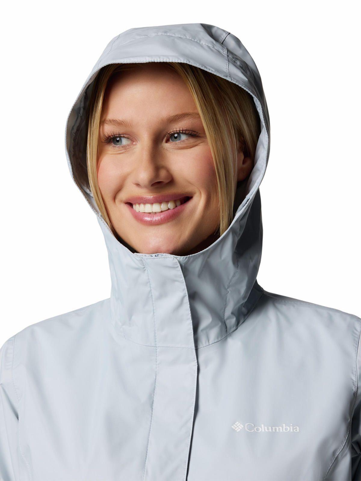 Cortaviento impermeable Mujer Arcadia II Gris-3