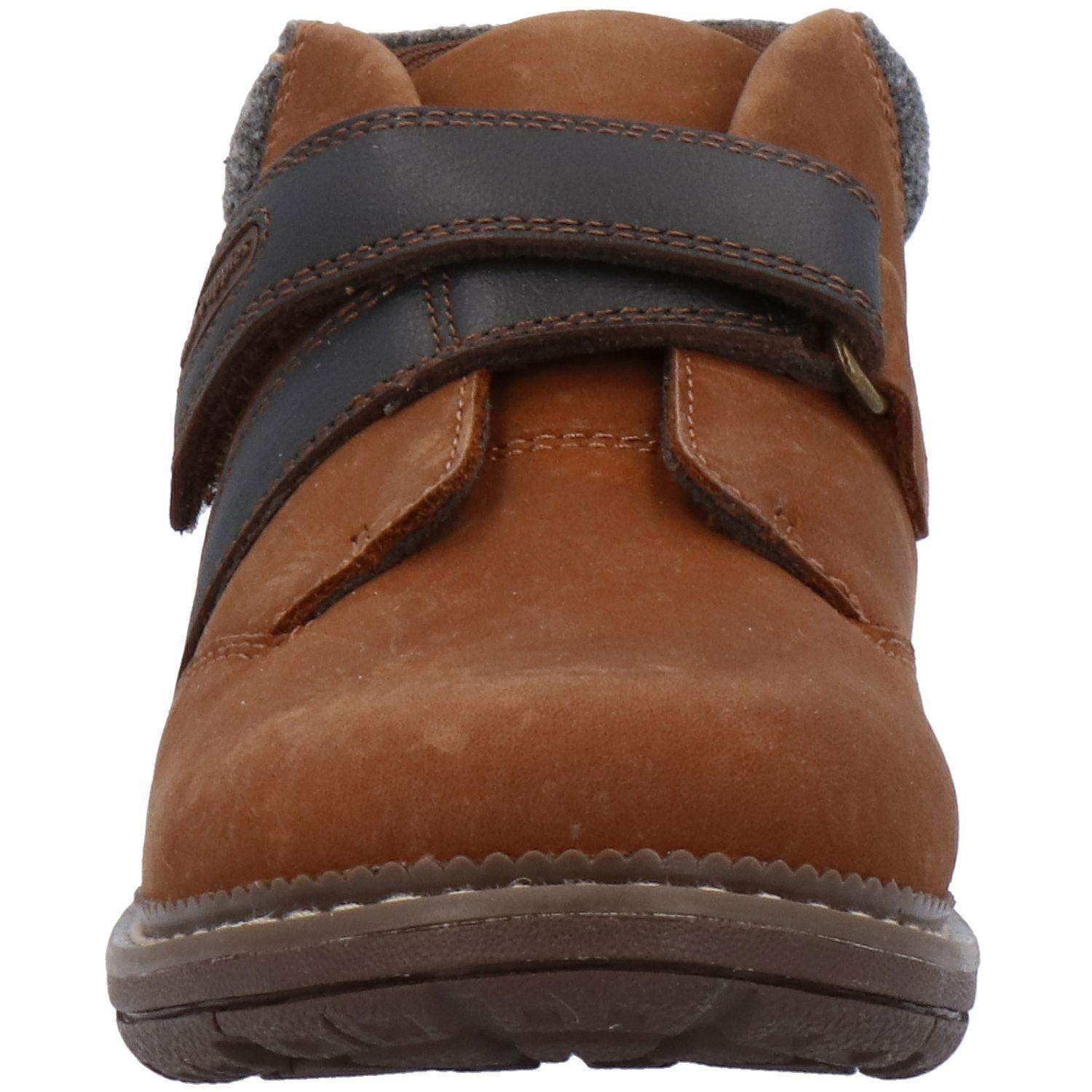 Botin Cuero Niño New Run Ii Café-2