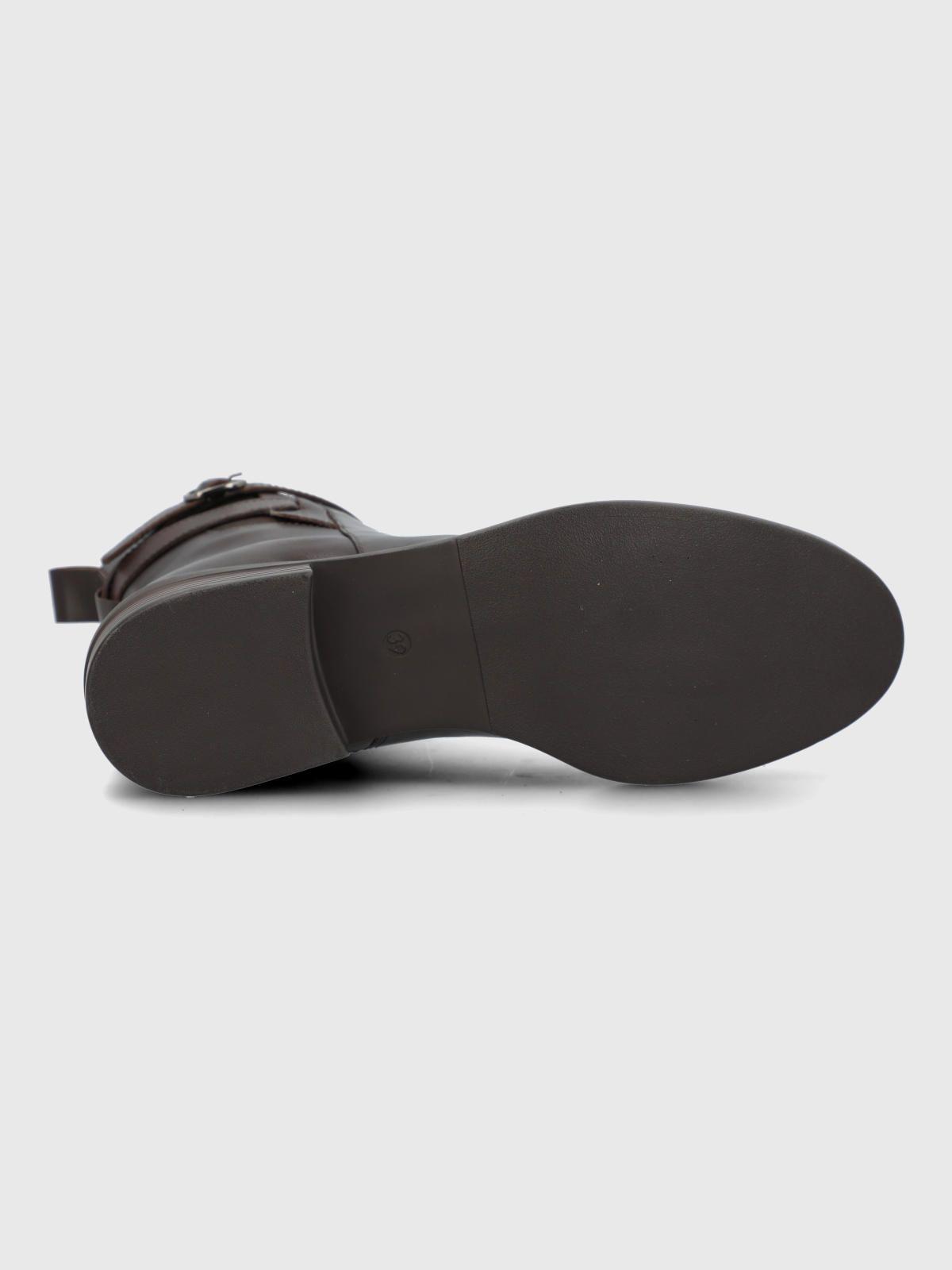 Botin Cuero Mujer Andresa Café-7