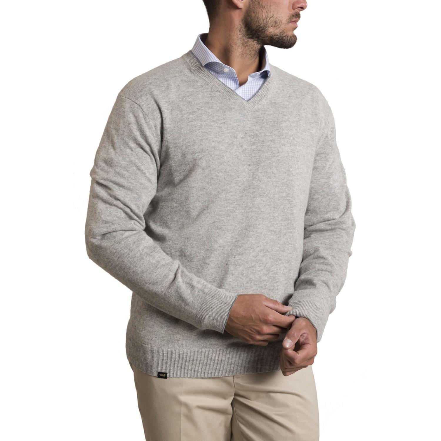 Sweater Cashmere Rockford Gris-0