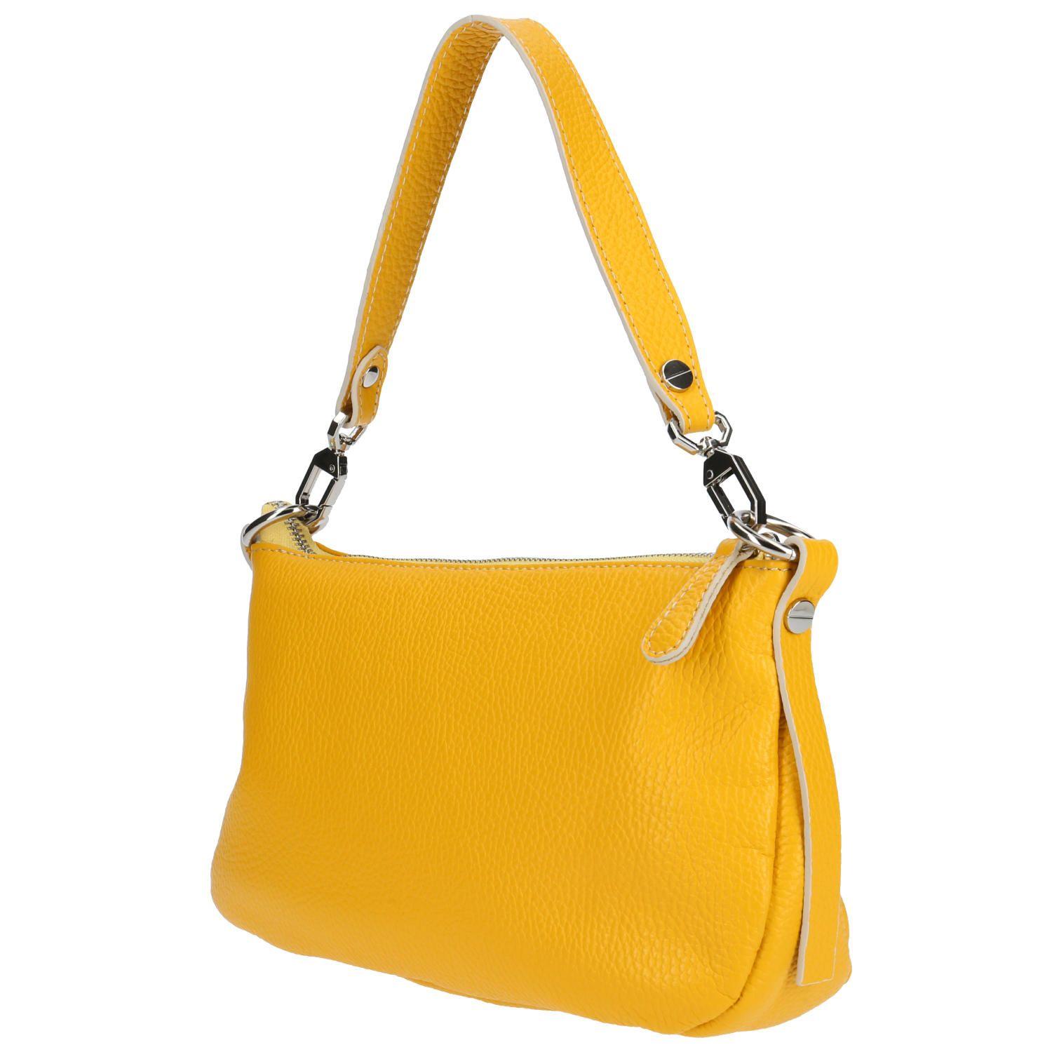 Cartera Bolonia Bag Amarillo Mujer-1