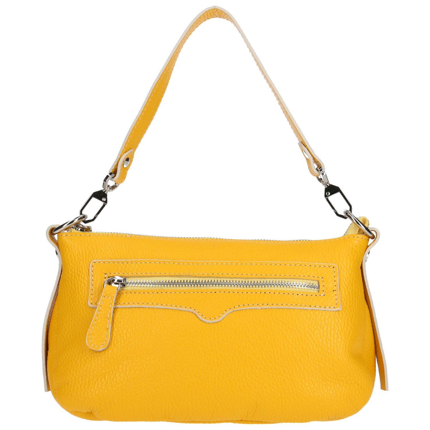 Cartera Bolonia Bag Amarillo Mujer-2